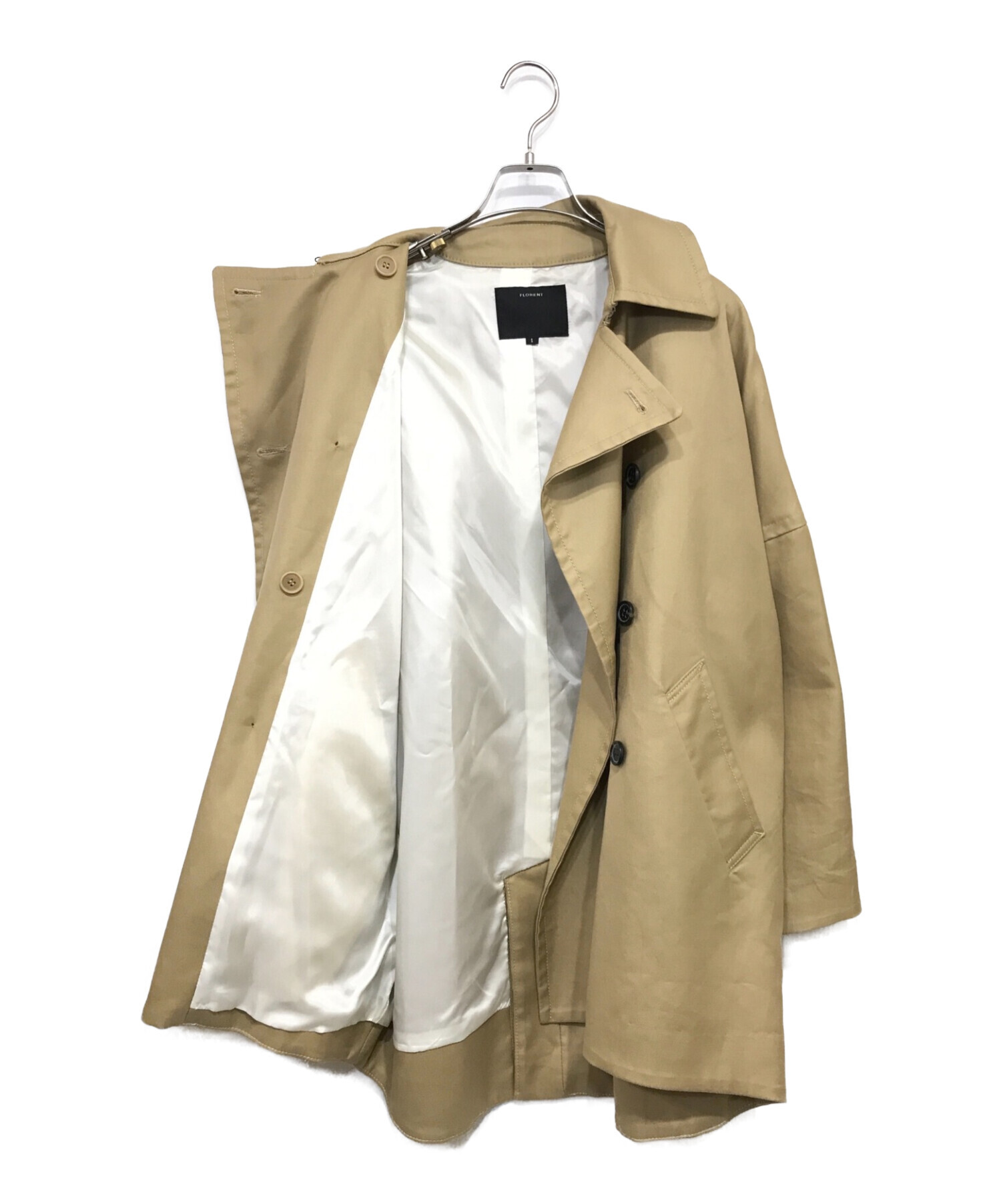 FLORENT (フローレント) SHORT TRENCH JACKET ベージュ サイズ:1