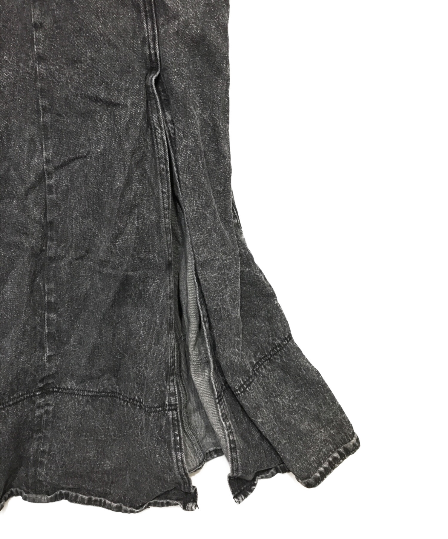 ACLENT (アクレント) Switching wash denim dress グレー サイズ:F