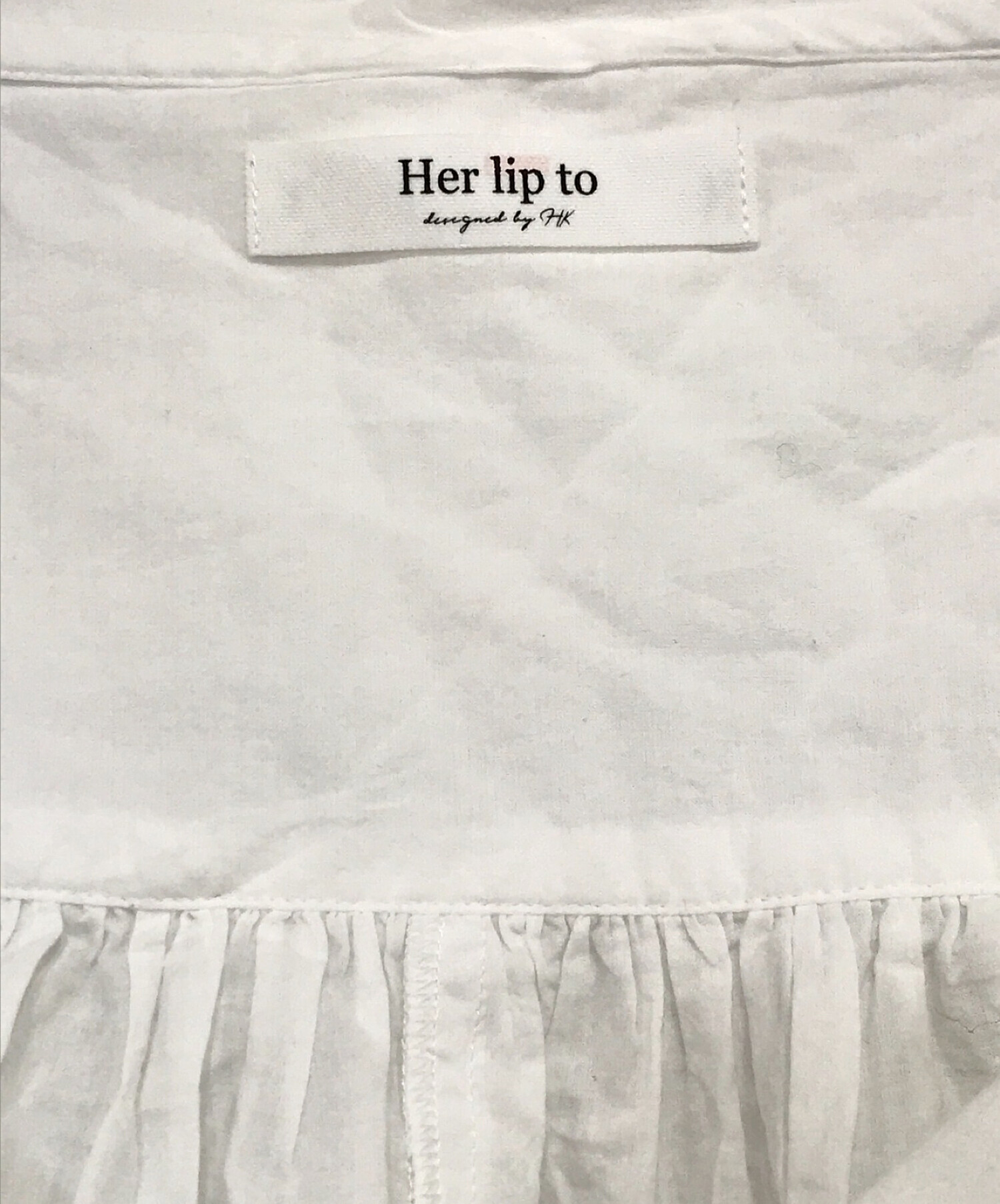 2022激安通販 【中古】Her lip to◇オールインワン/S/コットン/BEG