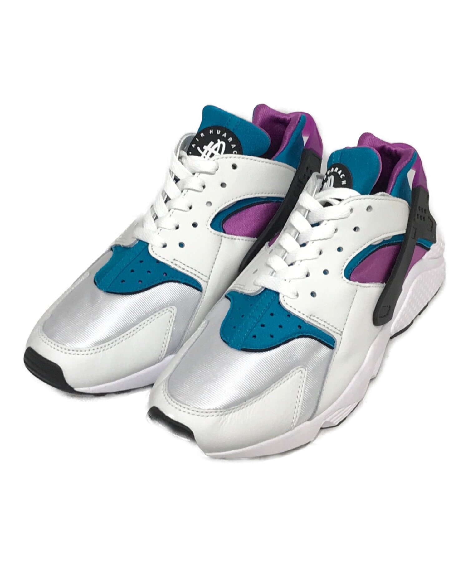 NIKE (ナイキ) AIR HUARACHE WHITE/AQUATONE-DEEP MAGENTA-BLACK サイズ:27㎝