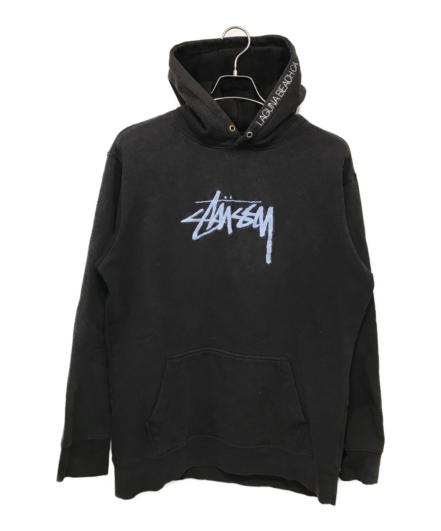 stussy (ステューシー) パーカー ブラック サイズ:XL