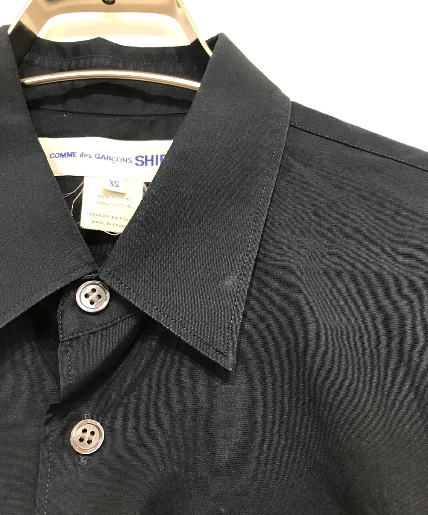 COMME des GARCONS SHIRT (コムデギャルソンシャツ) クラシックシャツ ネイビー サイズ:XS