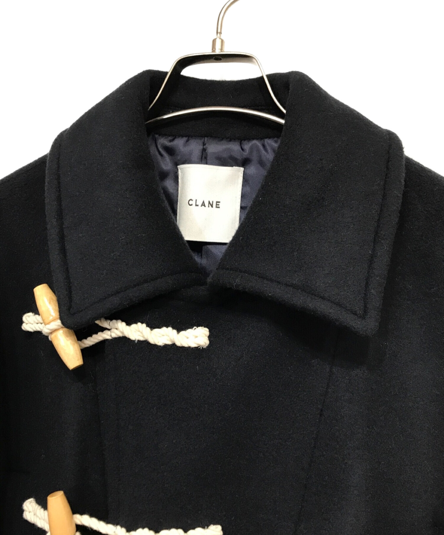 中古・古着通販】CLANE (クラネ) OVER MAXI DUFFLE COAT ネイビー