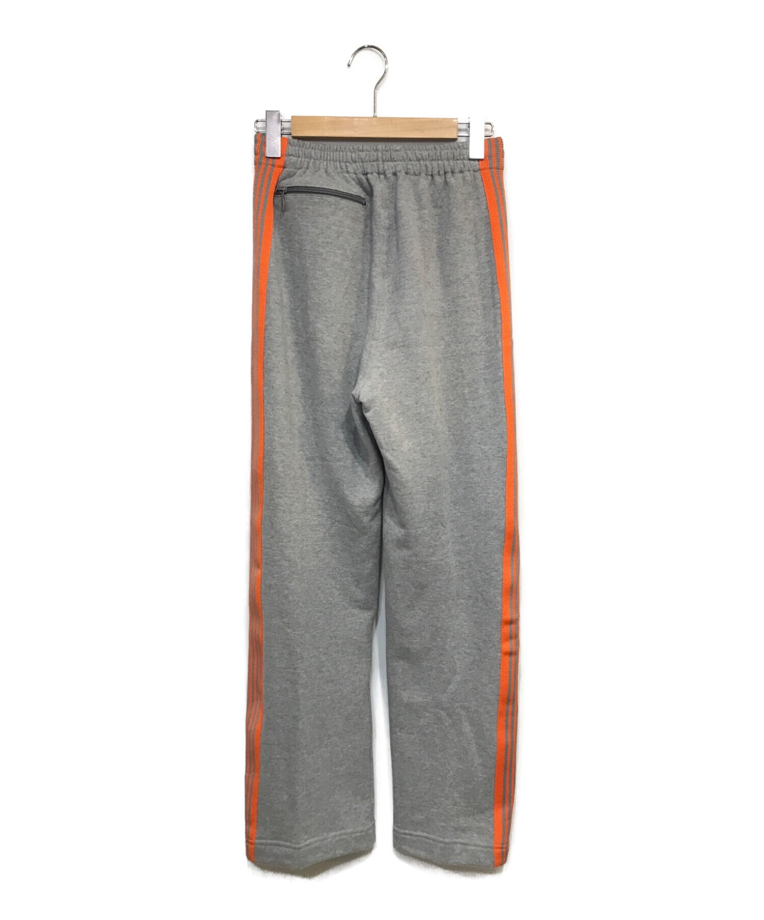 Needles (ニードルス) 別注SWEAT TRACK PANT グレー×オレンジ サイズ:XS