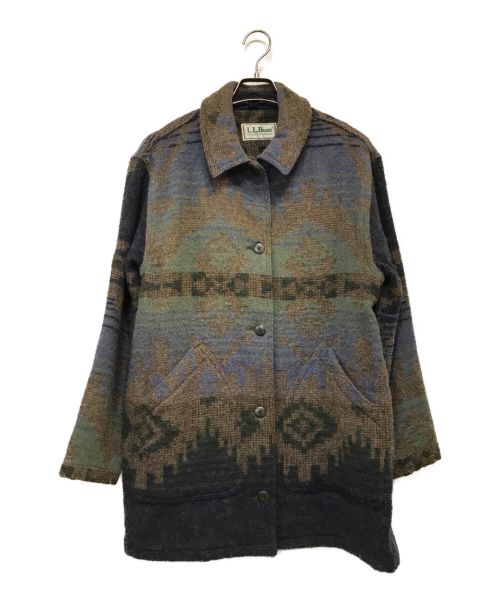 中古・古着通販】L.L.Bean (エルエルビーン) ネイティブ柄ウール