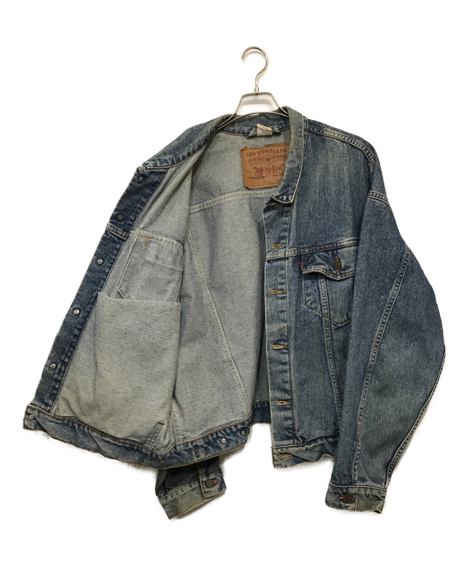 【中古・古着通販】LEVI'S (リーバイス) ビッグシルエットデニム