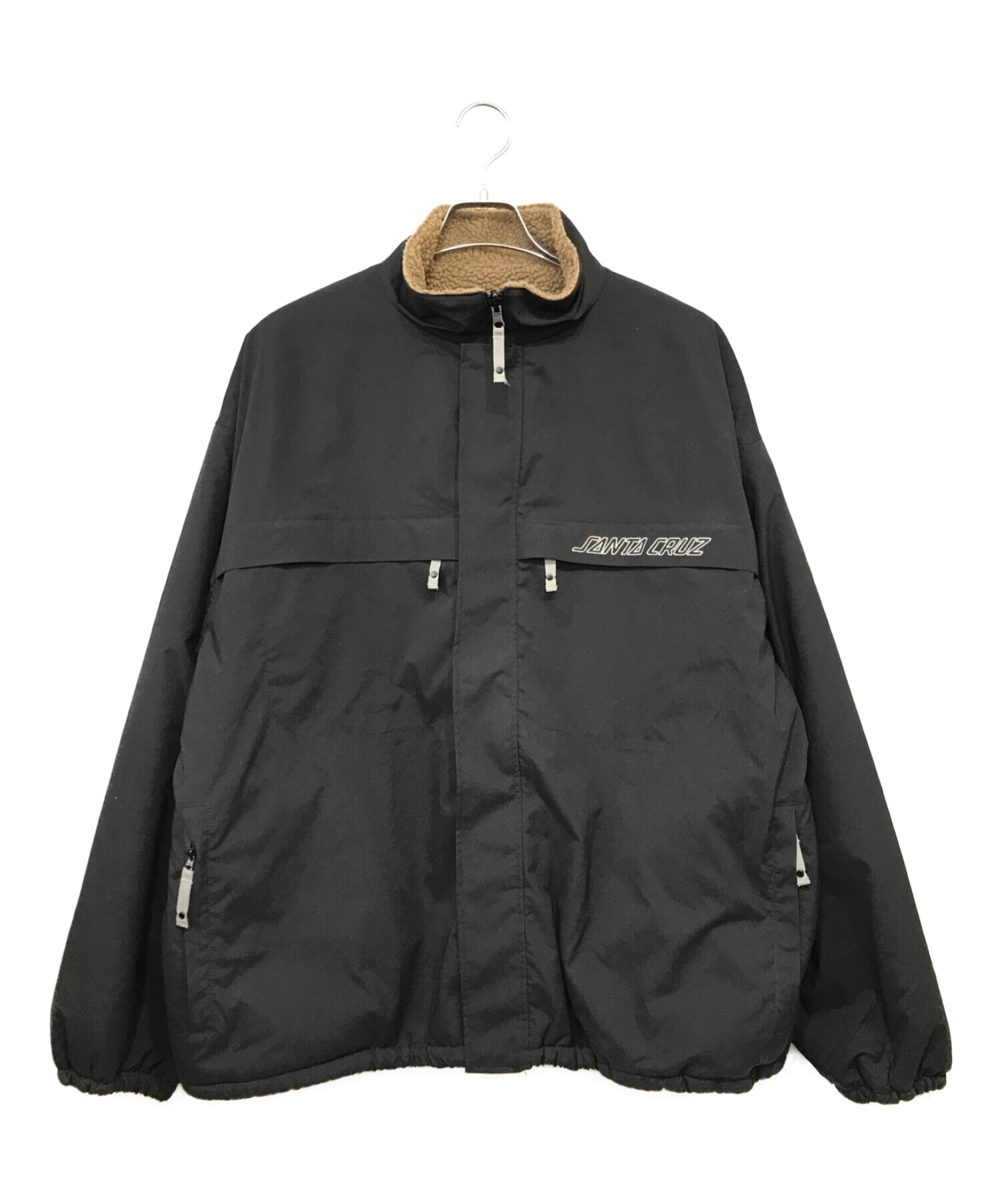 SANTA CRUZ (サンタクルーズ) リバーシブルジャケット ブラック サイズ:XL