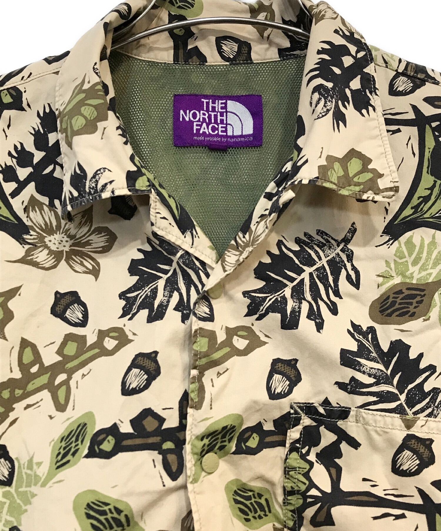 ノースフェイスパープルレーベル Botanical Print Shirt - シャツ