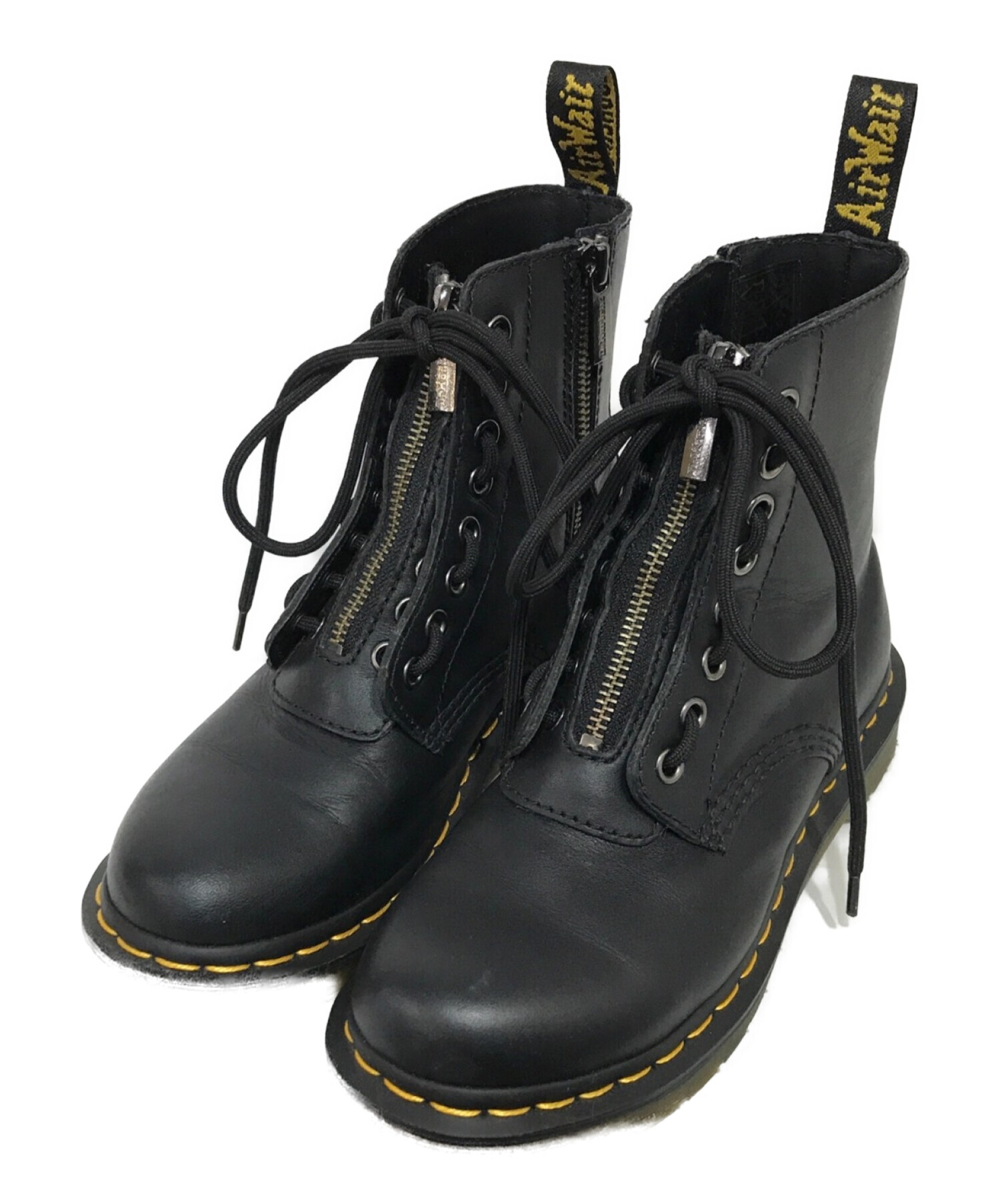 Dr.Martens (ドクターマーチン) 1460 PASCAL FRONT ZIP/フロントジップブーツ ブラック サイズ:UK3