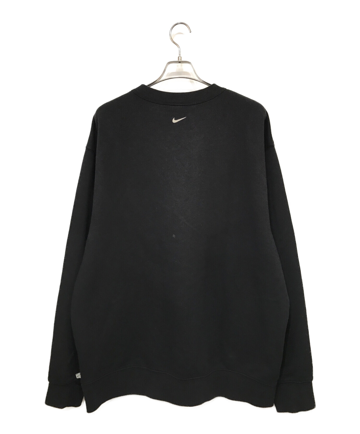 NIKE (ナイキ) ゴツナイキワッペンスウェット ブラック×ブルー サイズ:4XL