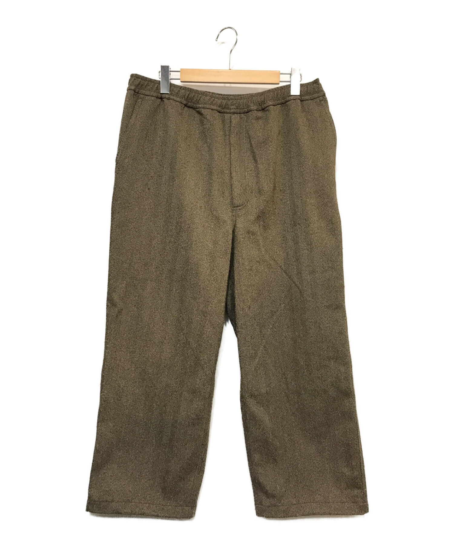 DAIWA PIER39 (ダイワ ピア39) TECH TWEED EASY TROUSERS ブラウン サイズ:XL