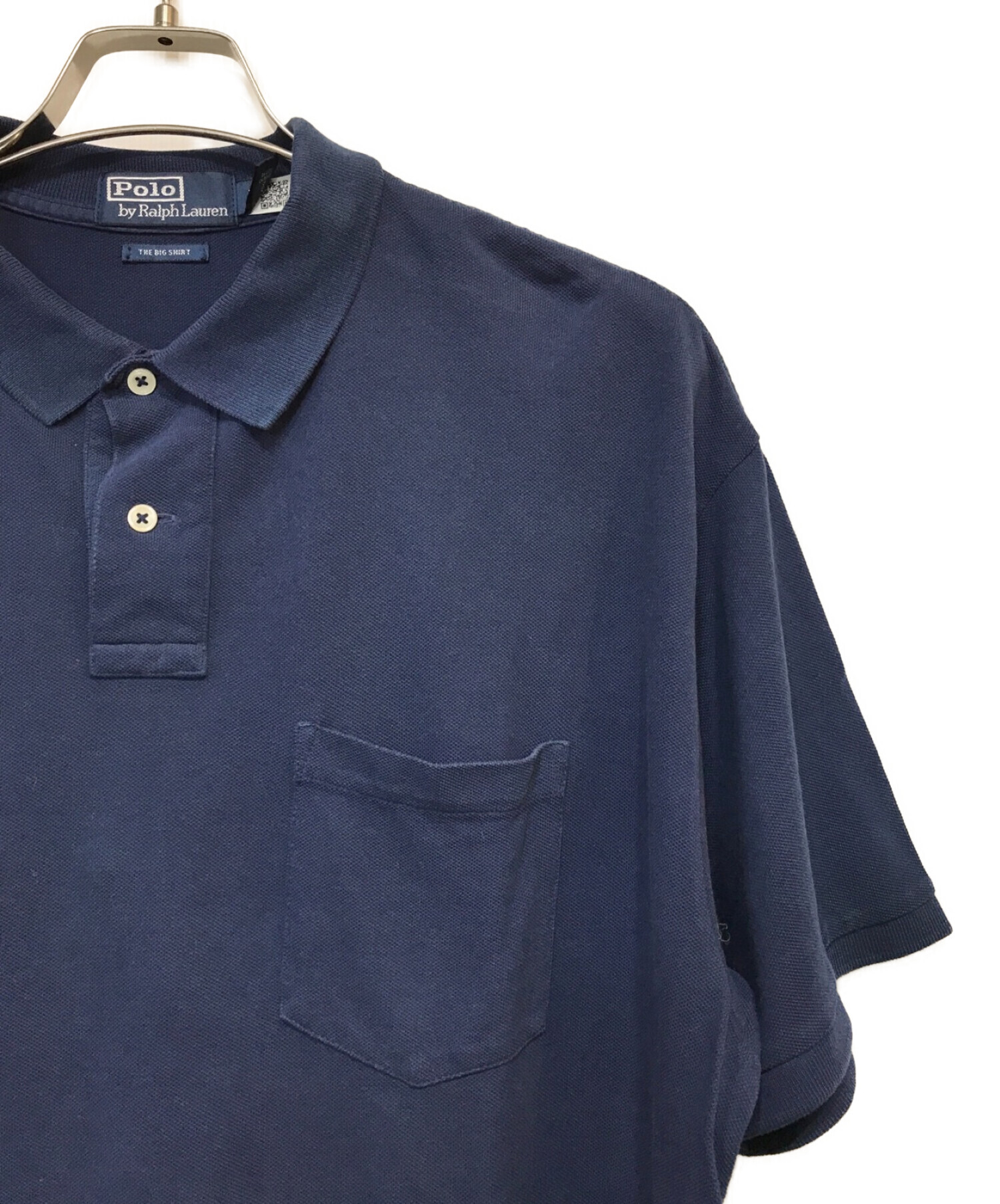 BEAMS (ビームス) POLO RALPH LAUREN別注 ビックシルエットポロシャツ ネイビー サイズ:Ｓ