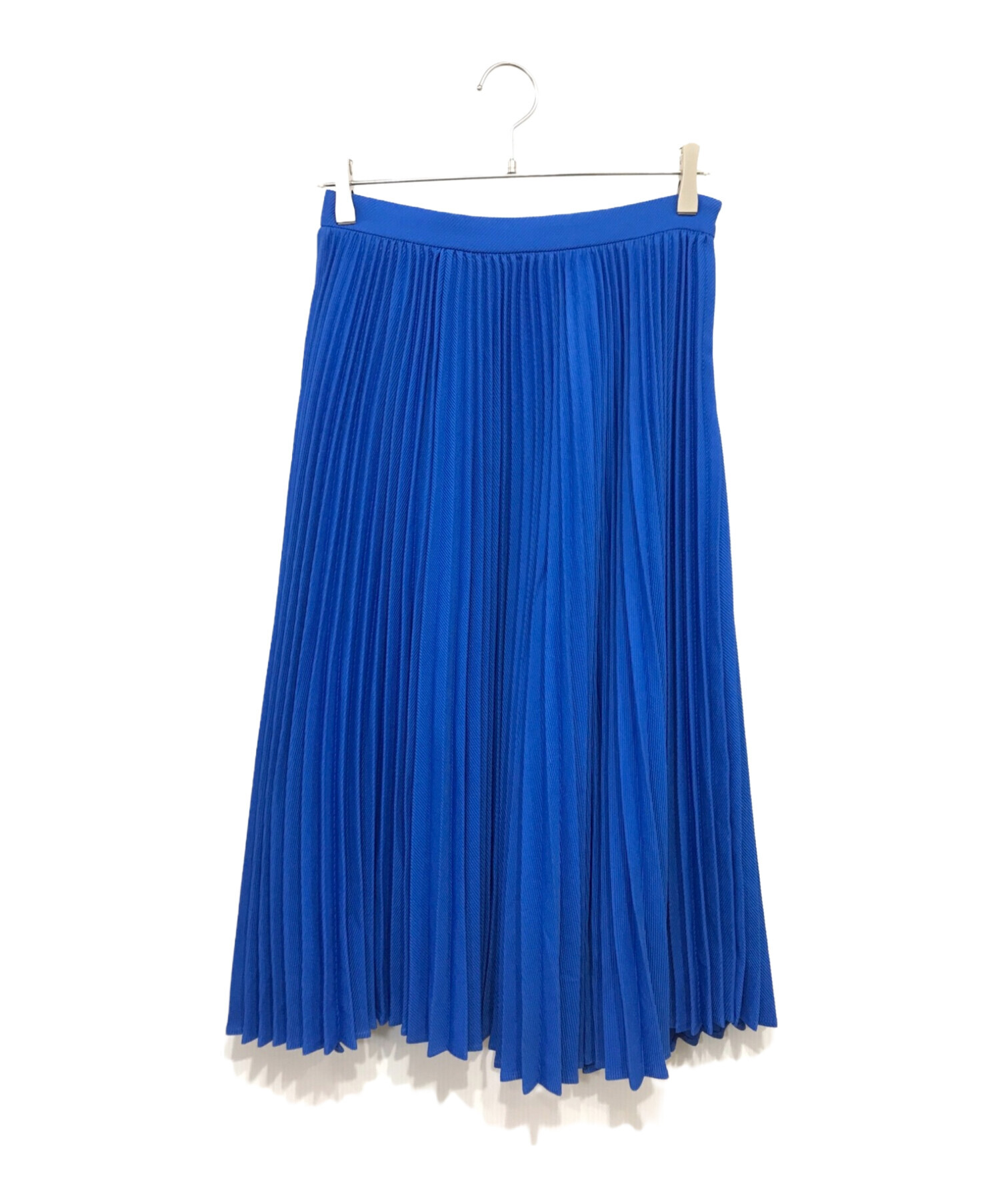 マイクロmyclozette cen (マイクローゼット セン) プリーツスカート ブルー サイズ:40