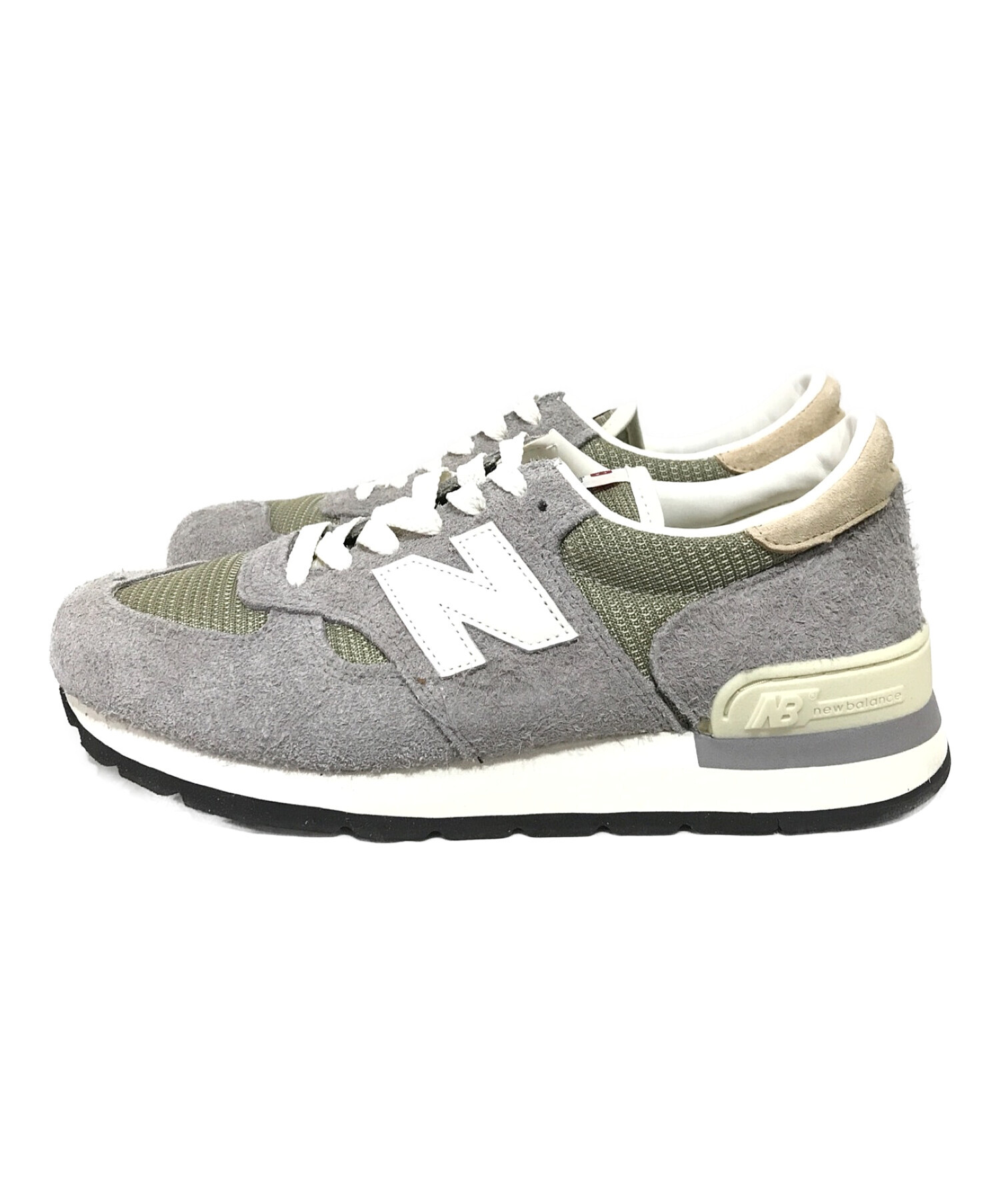 NEW BALANCE (ニューバランス) ローカットスニーカー グレー サイズ:27.5