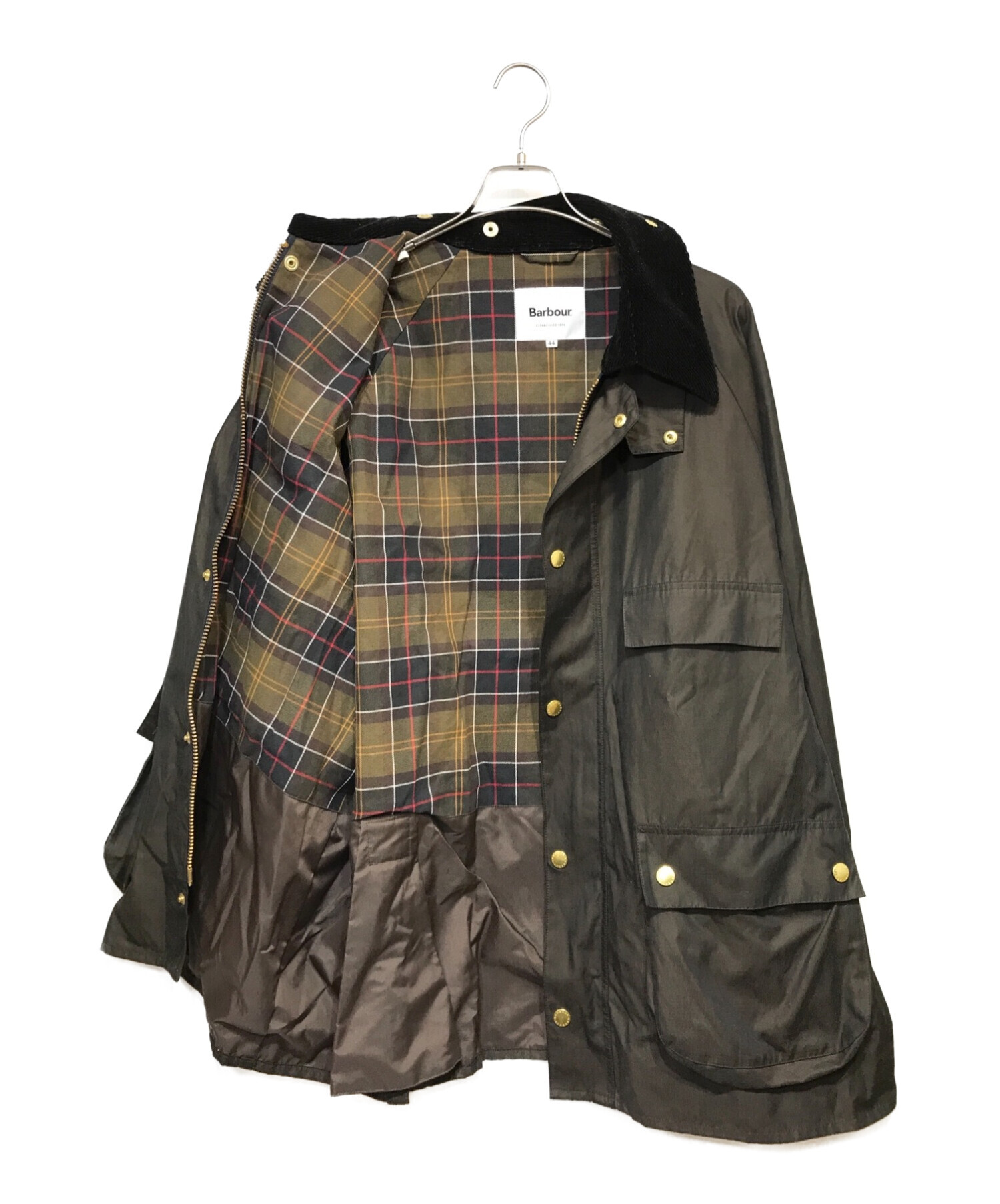 Barbour (バブアー) 別注 workahoLC Barbour OVER SIZE OLD BEDALE ブラウン サイズ:44