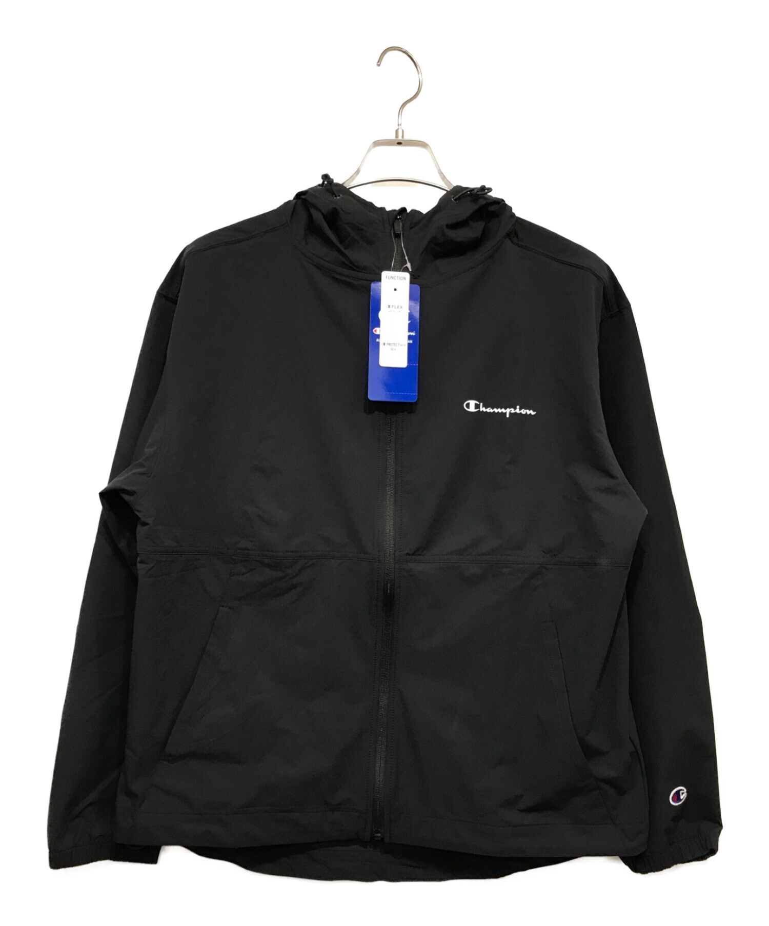 Champion (チャンピオン) HOODED ZIP JACKET ブラック サイズ:SIZE M