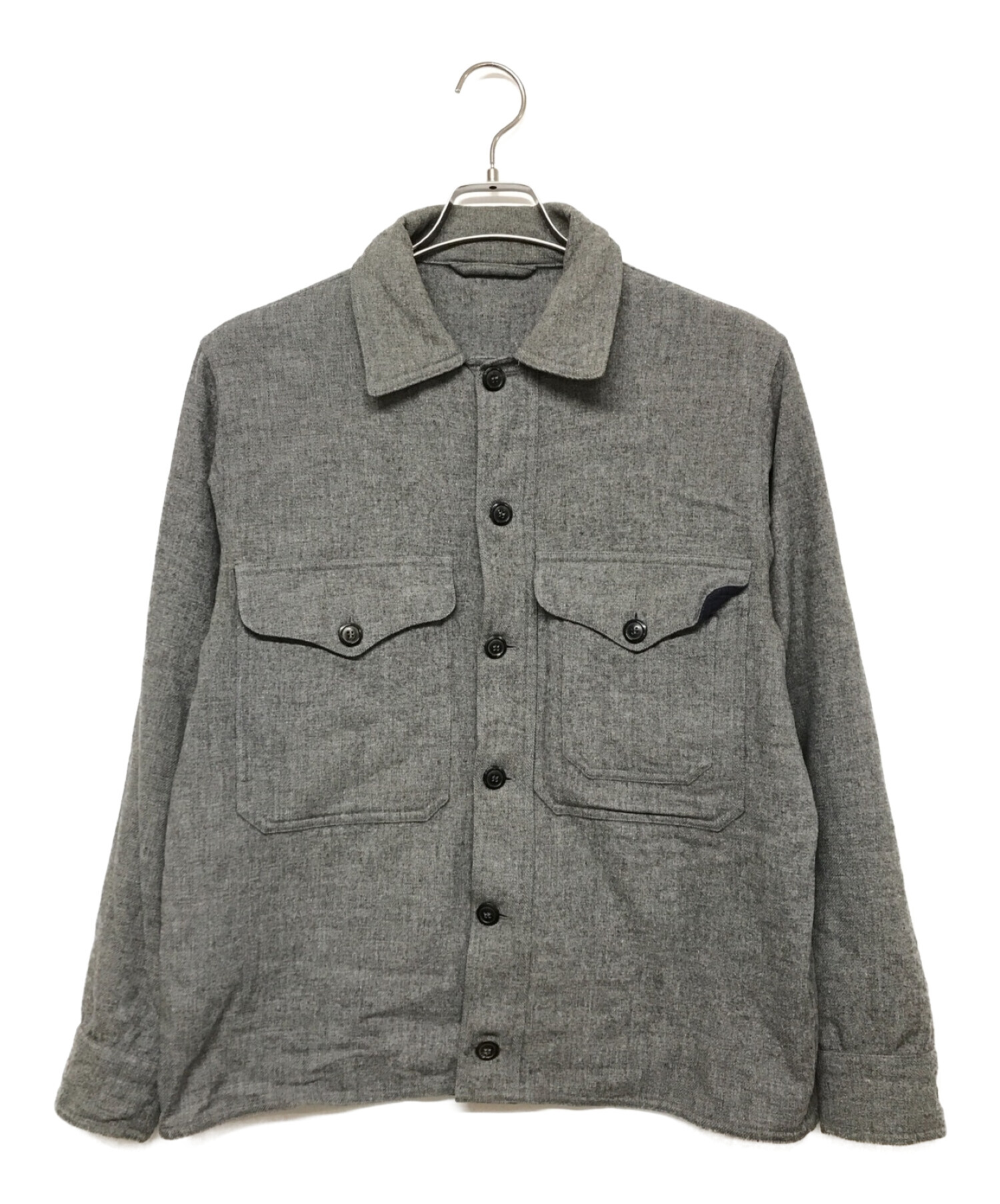 KAPTAIN SUNSHINE (キャプテンサンシャイン) MACKINAW SHIRT JACKET グレー サイズ:MEDIUM