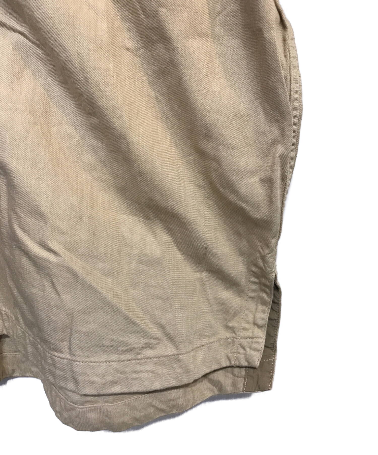 45R (フォーティーファイブアール) ゴマチノのタックレースTシャツ ベージュ サイズ:記載なし