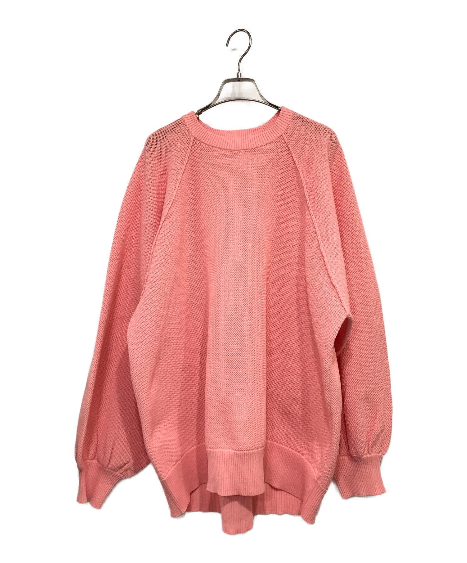 SLY (スライ) AIRY LIGHT OVERSIZE トップス ピンク サイズ:SIZE Free