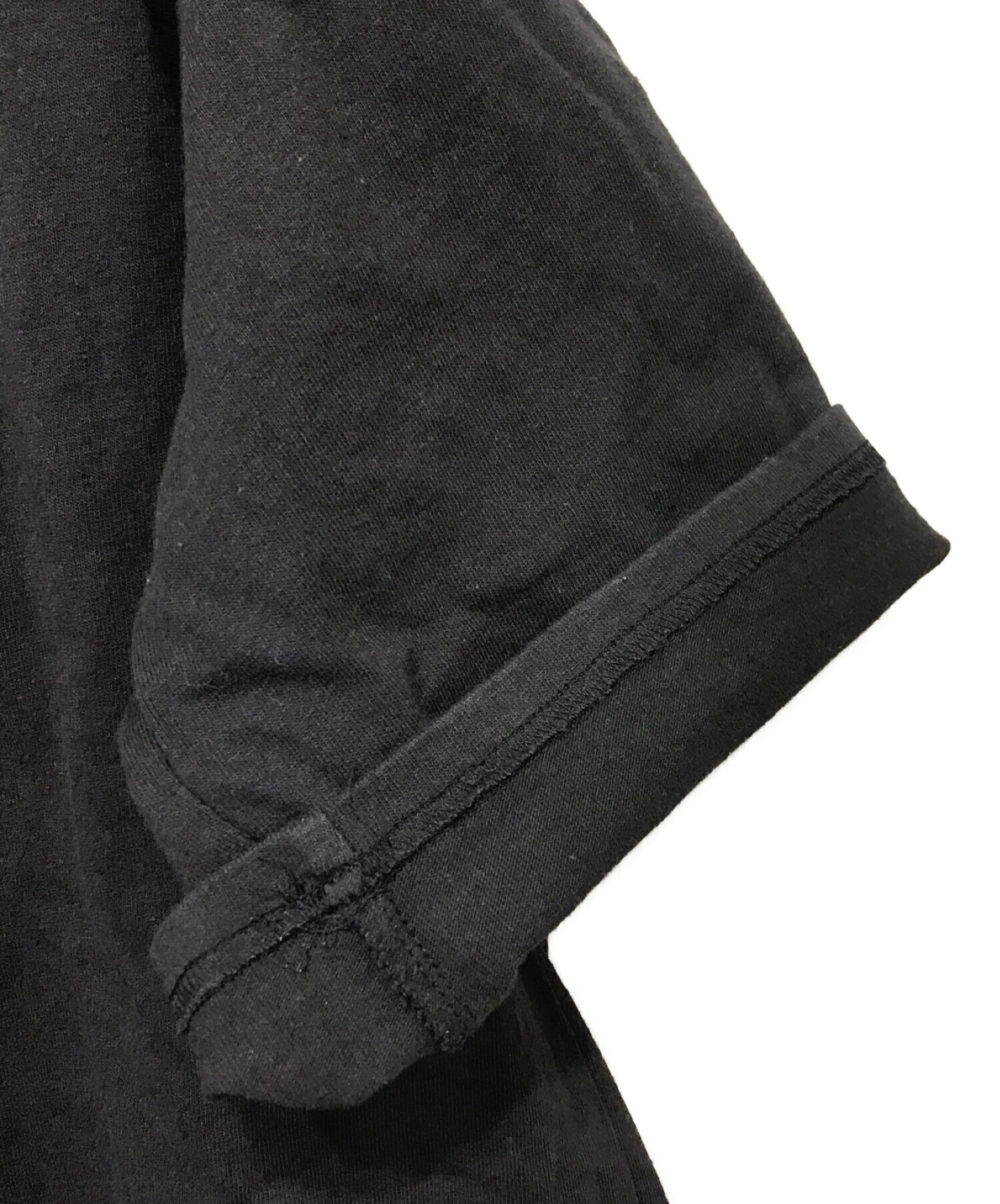 DAIRIKU (ダイリク) BEACH Half-Sleeve Tee 刺繍デザインTシャツ ブラック サイズ:F