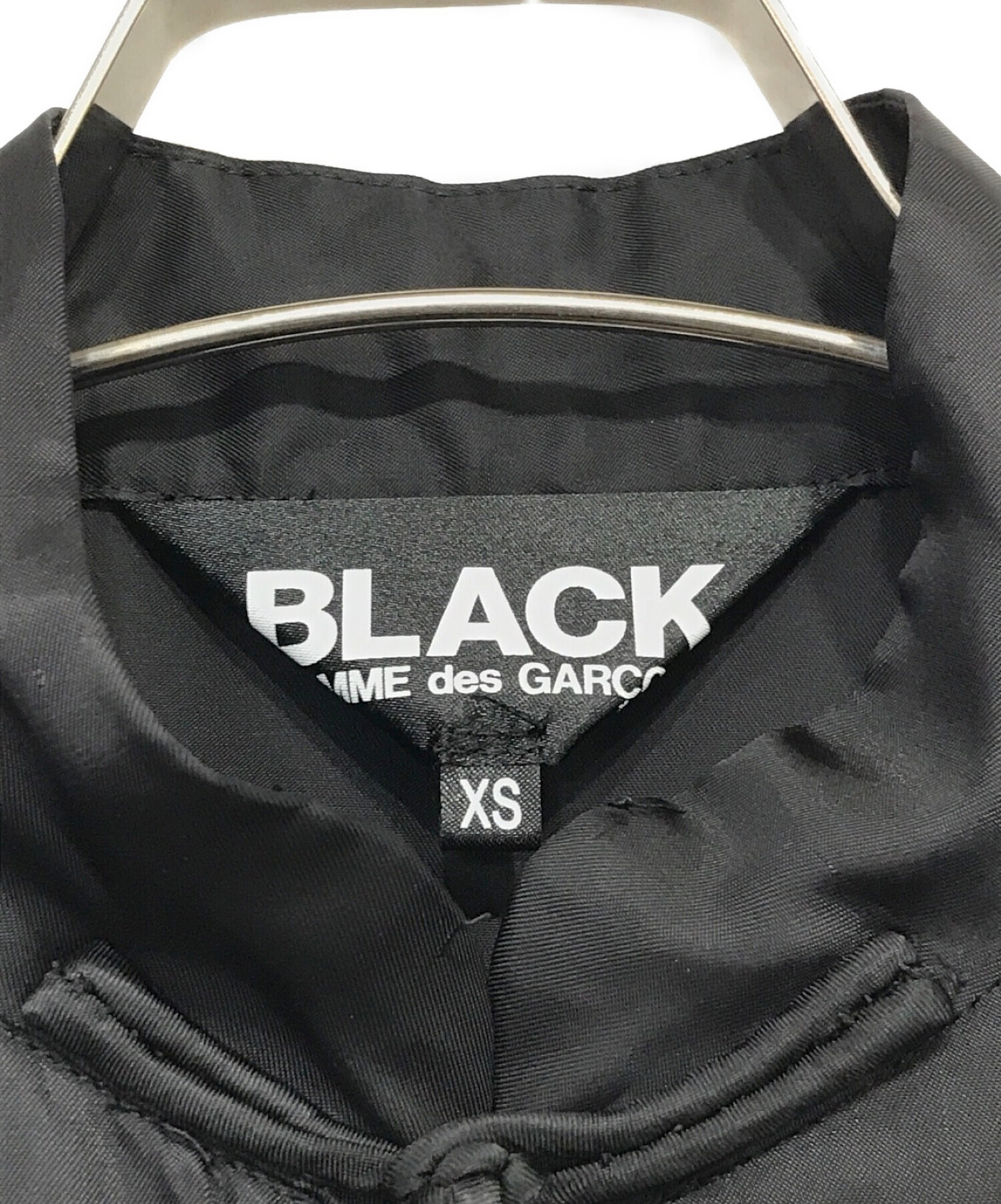 BLACK COMME des GARCONS (ブラックコムデギャルソン) チャイナシャツ ブラック サイズ:SIZE XS