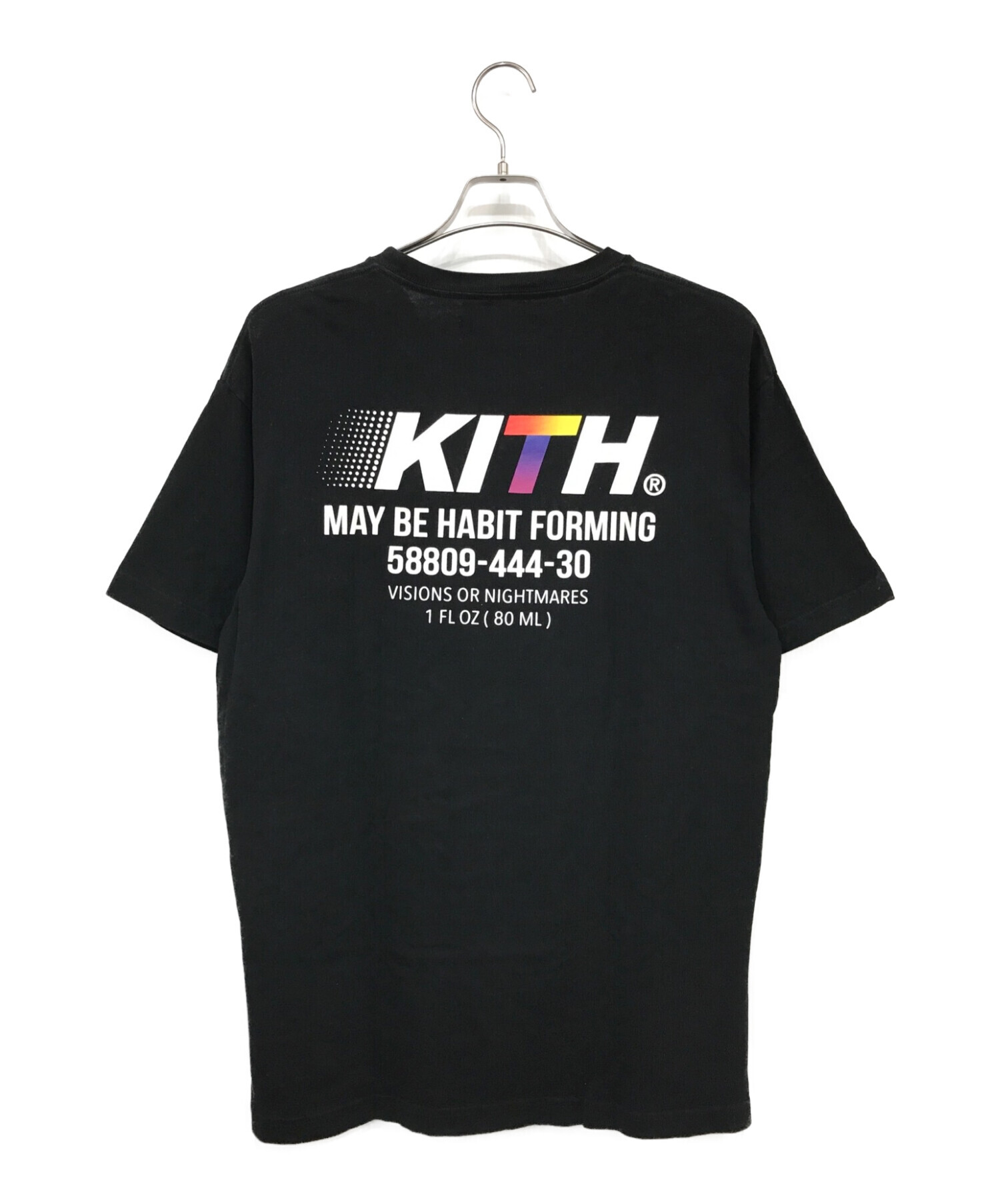中古・古着通販】KITH (キス) ロゴプリントTシャツ ブラック サイズ:Ｍ 