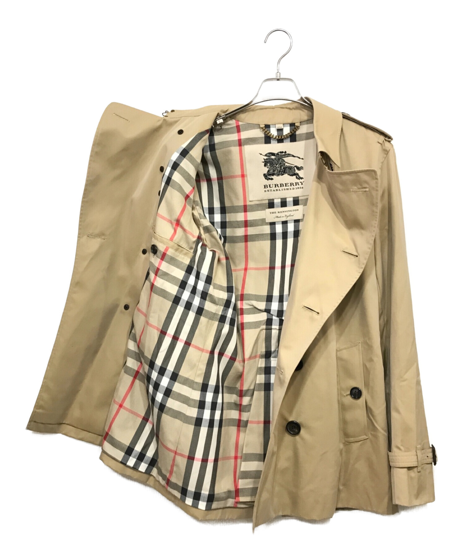 BURBERRY (バーバリー) ショートトレンチコート ベージュ サイズ:50