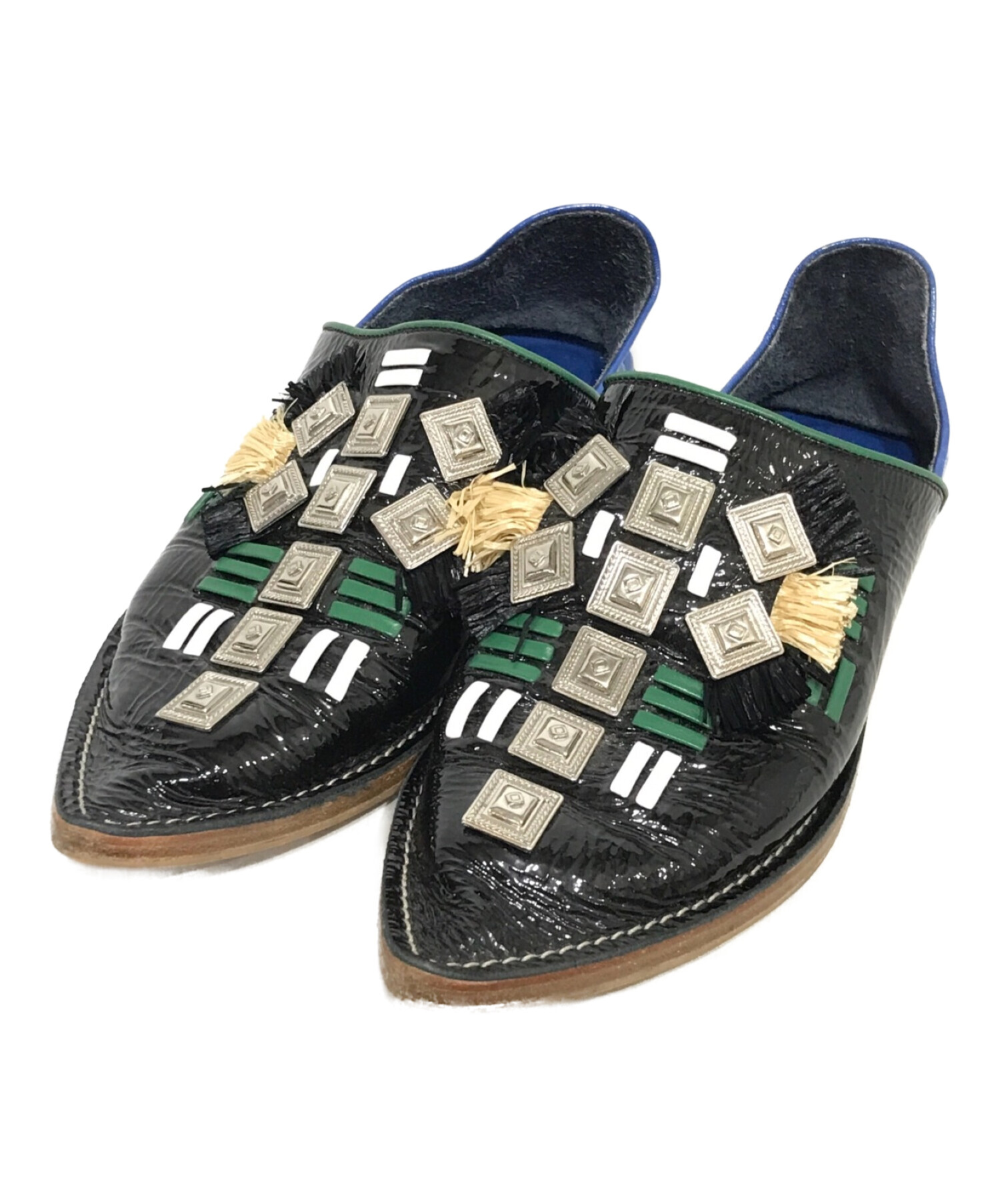 【定番人気お得】トーガプルラ Metal Morocco shoes メタルモロッコ ブラック 靴