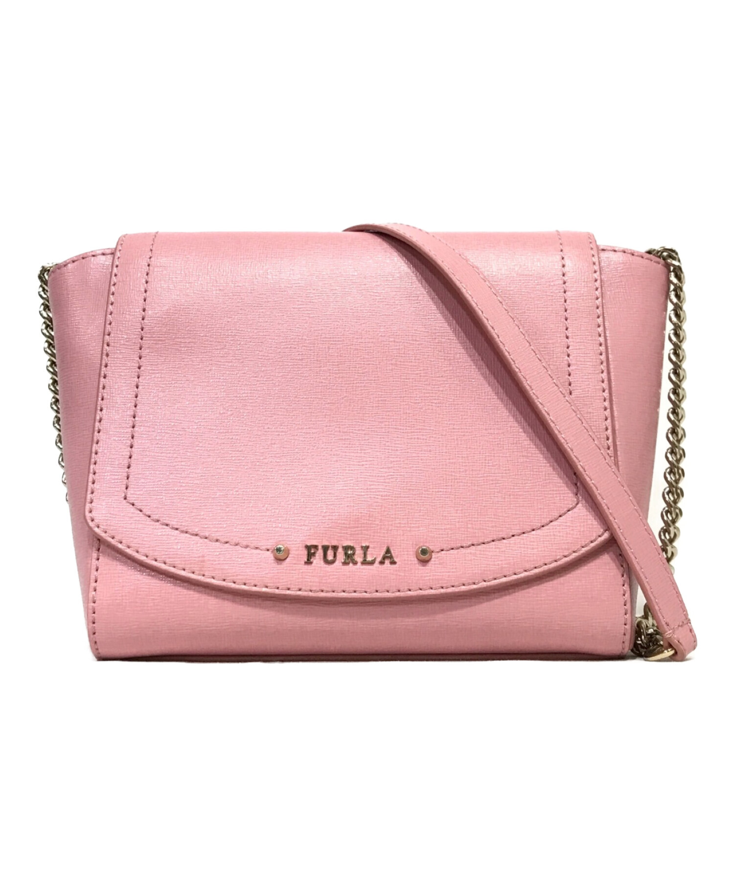 FURLA【FURLA】フルラ チェーンショルダーバッグ ハンドバッグ ピンク