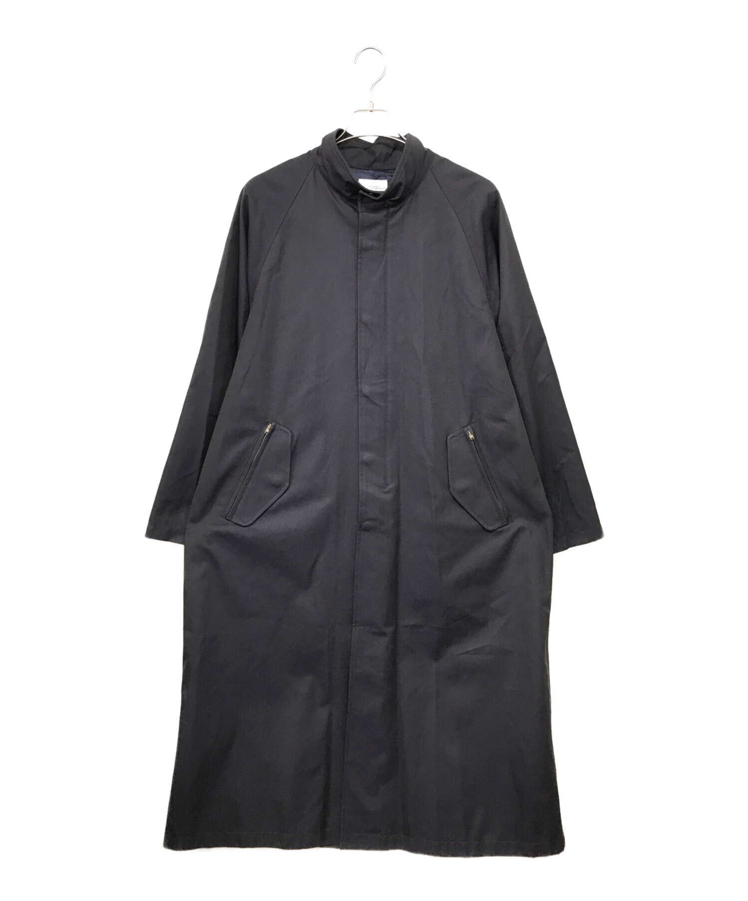 中古・古着通販】TAROU (タロウ) Stand collar Coat ネイビー サイズ:2 ...