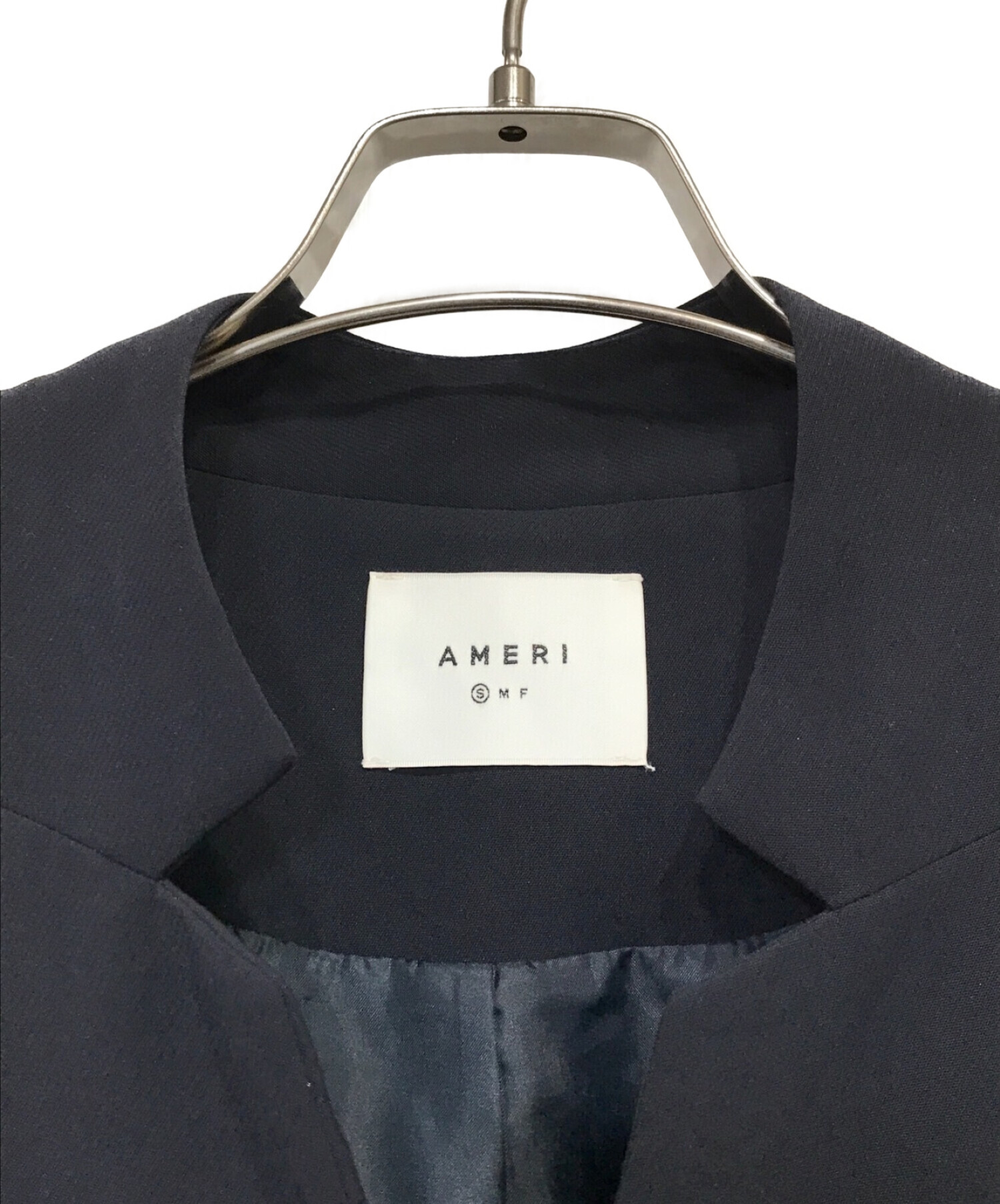 Ameri (アメリ) OTONA WRAP VEST SET UP ネイビー サイズ:SIZE S