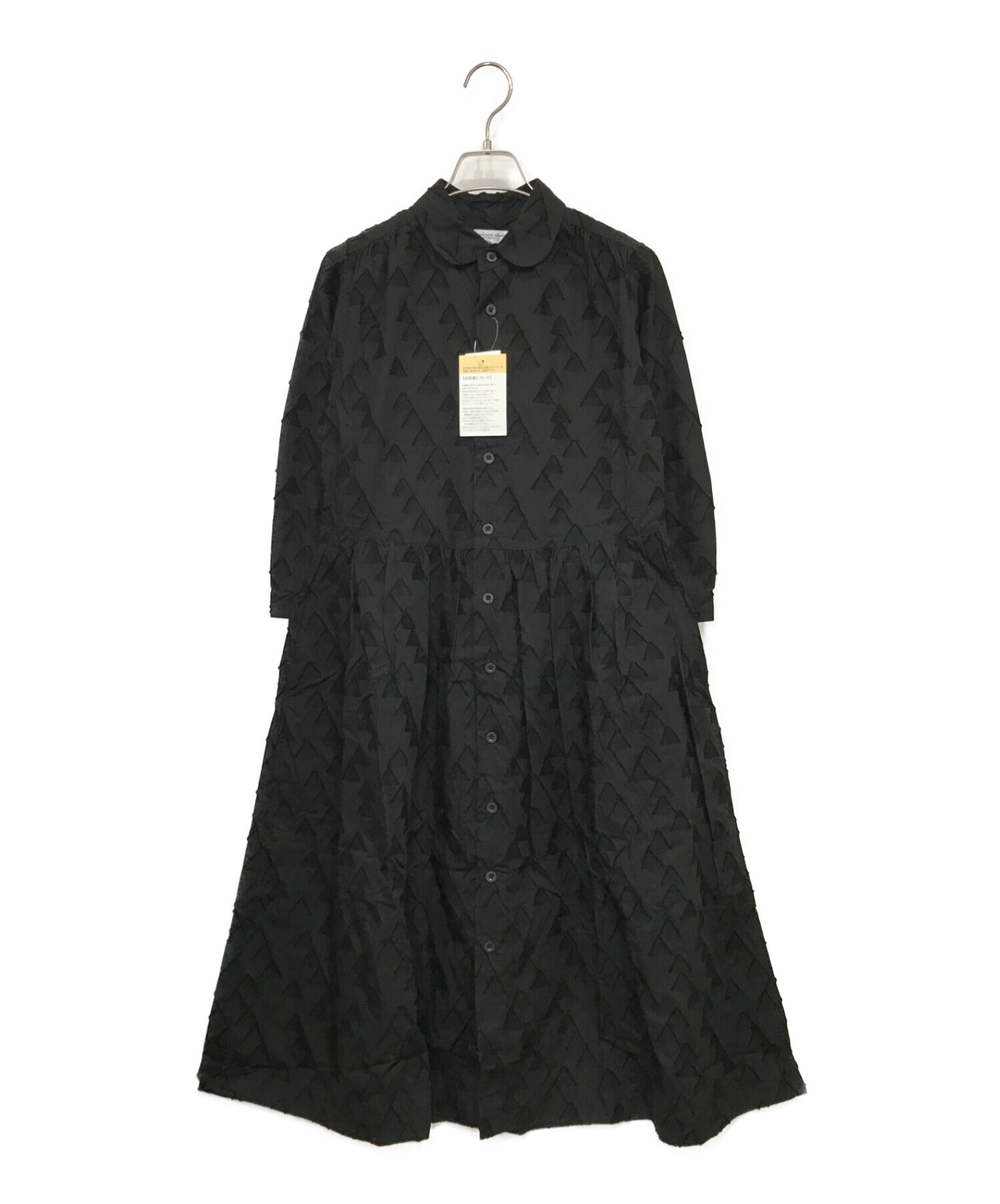 MORIKAGE SHIRT (モリカゲシャツ) シャツワンピース ブラック サイズ:S