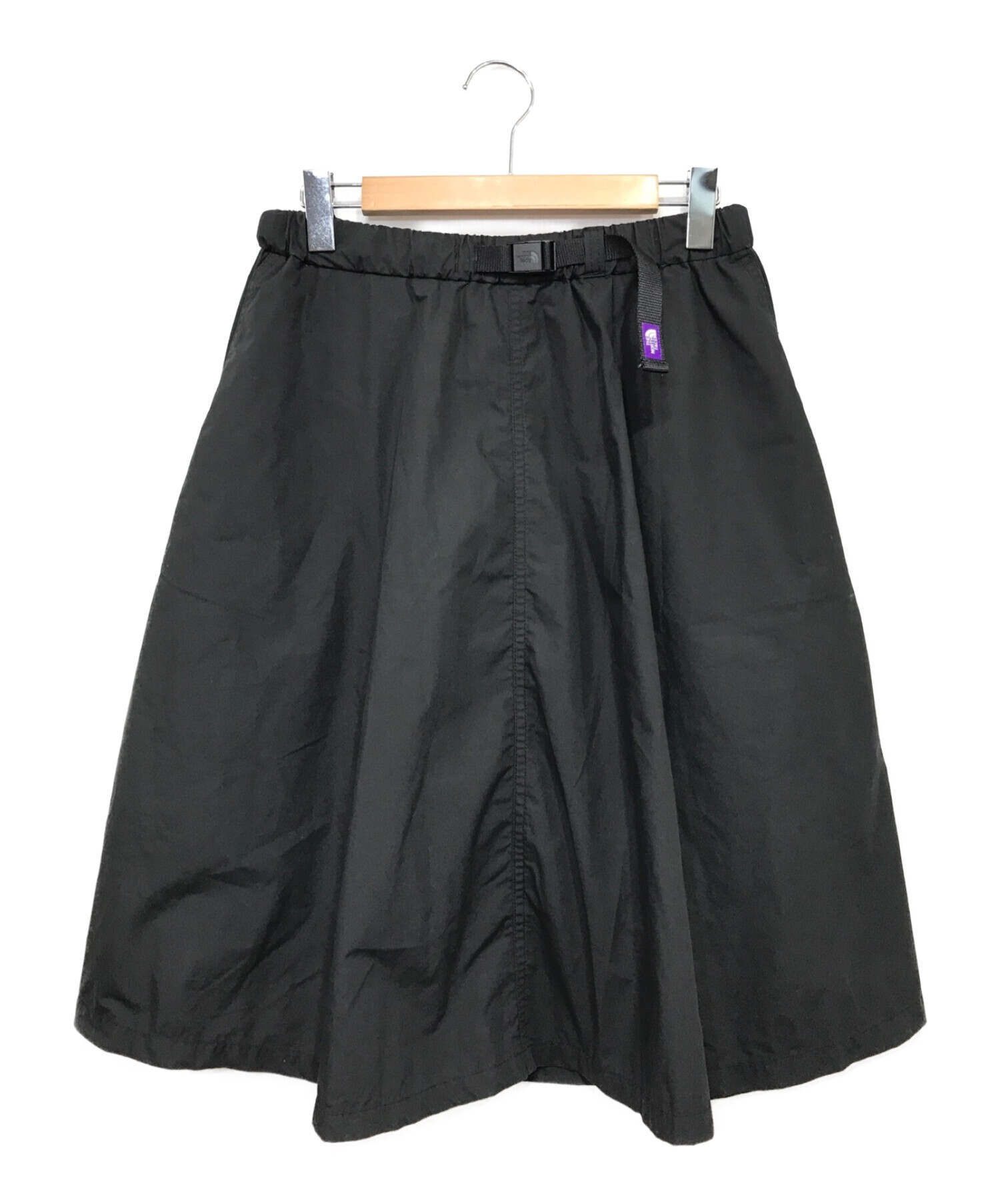 THE NORTHFACE PURPLELABEL (ザ ノースフェイス パープルレーベル) nanamica 別注 Mountain wind  skirt ブラック サイズ:WM