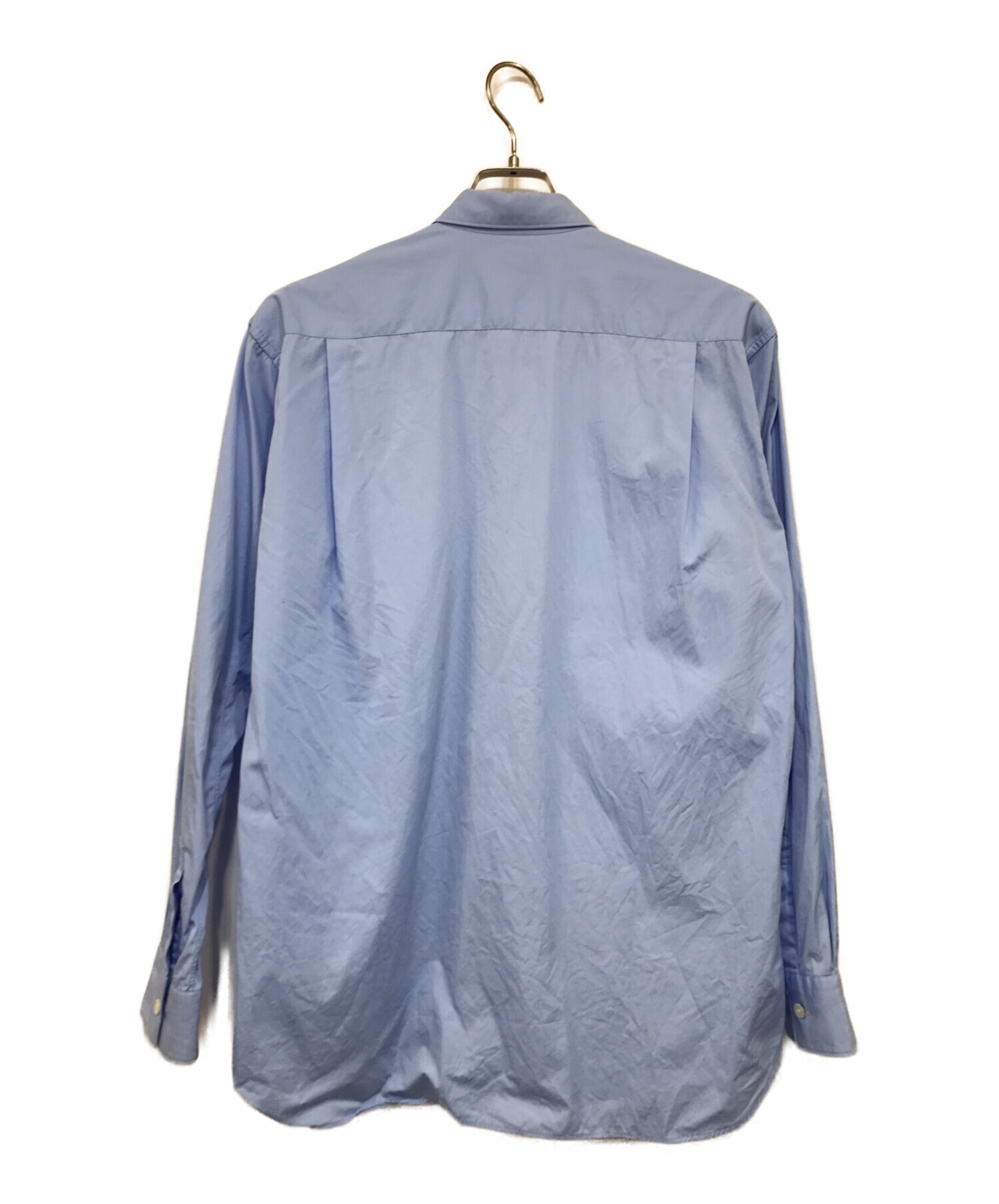 COMME des GARCONS SHIRT (コムデギャルソンシャツ) コットン長袖シャツ ブルー サイズ:SIZE S