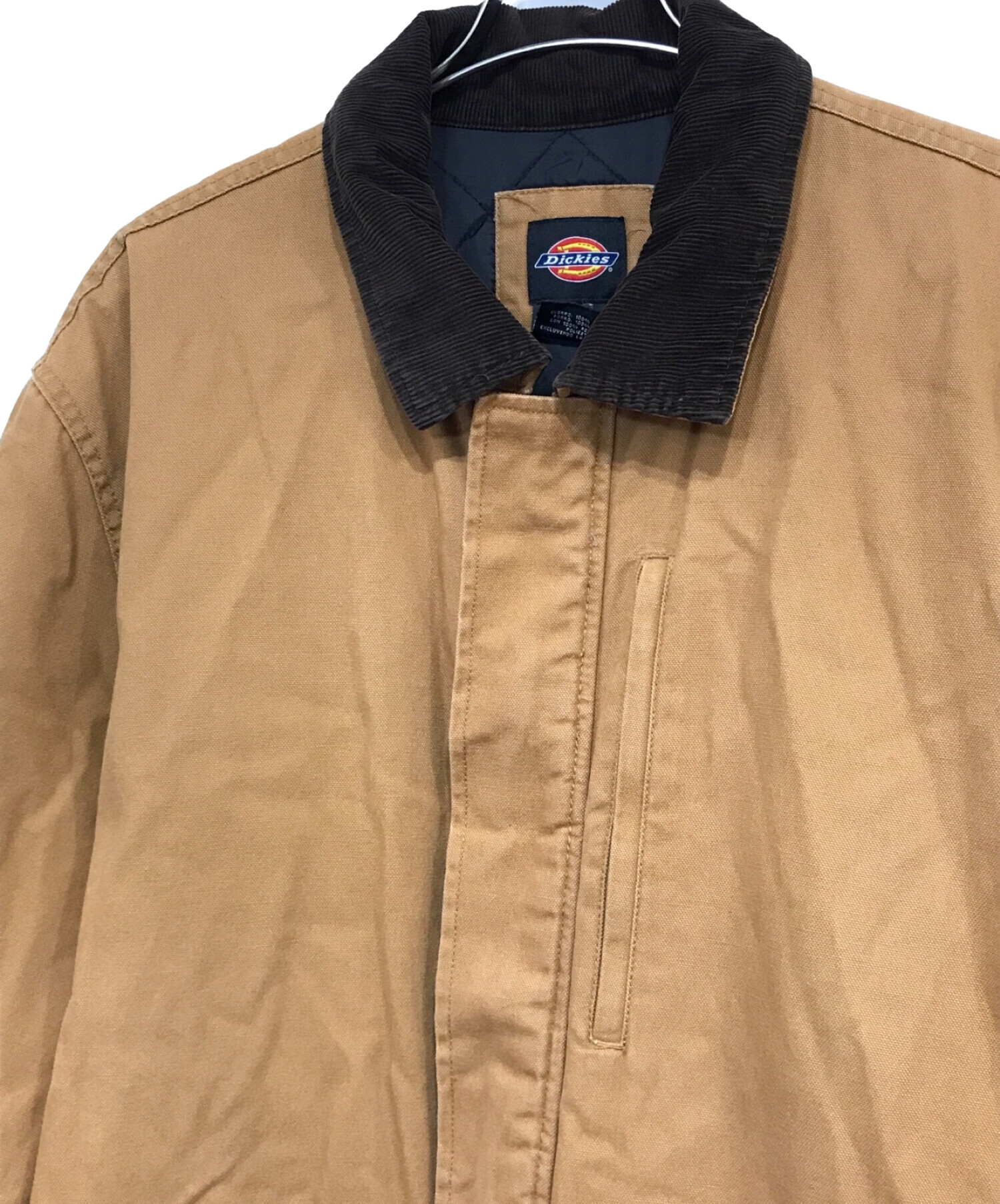 Dickies (ディッキーズ) [古着]コーデュロイ襟ダックジャケット ブラウン サイズ:2XL