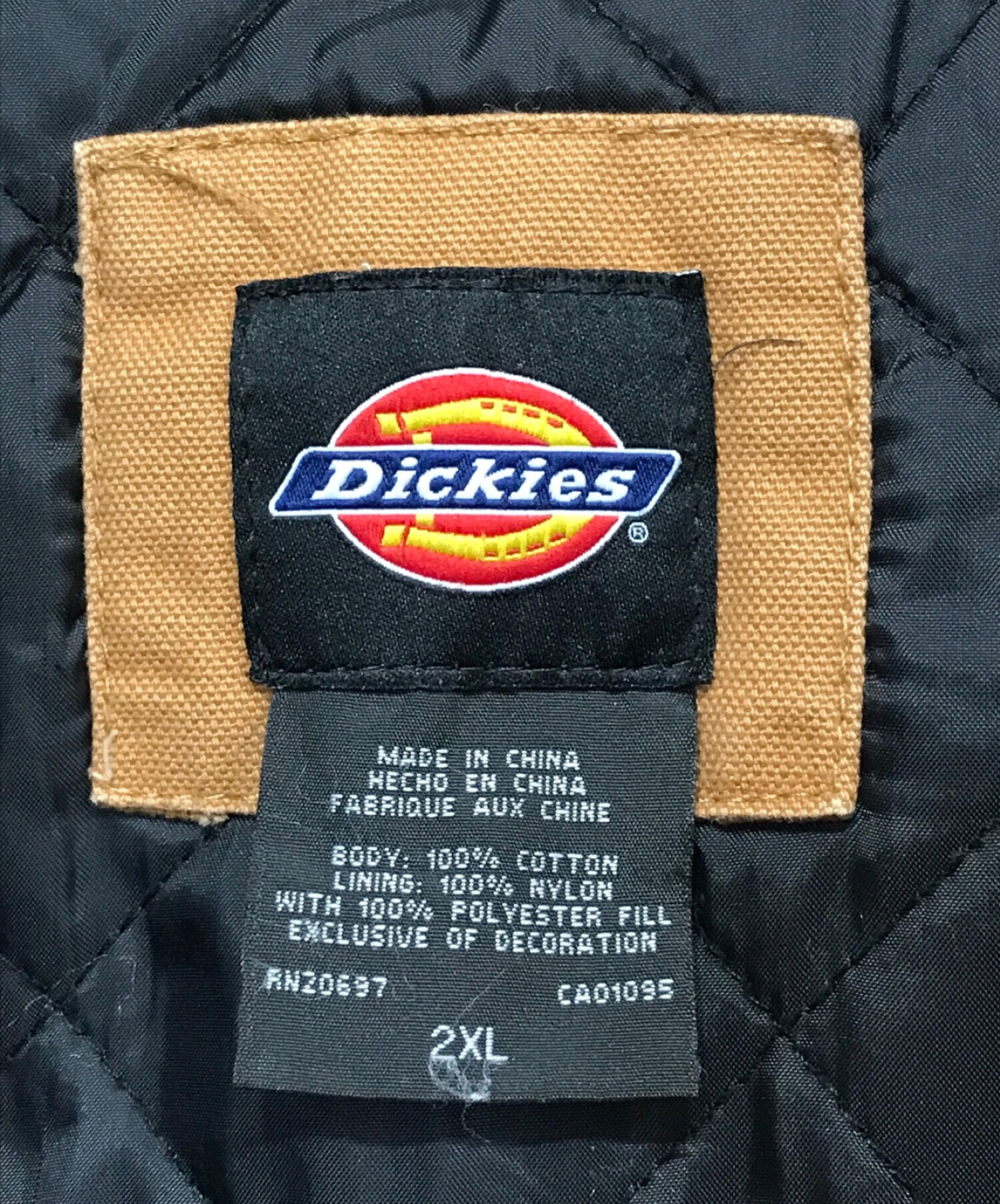 Dickies (ディッキーズ) [古着]コーデュロイ襟ダックジャケット ブラウン サイズ:2XL