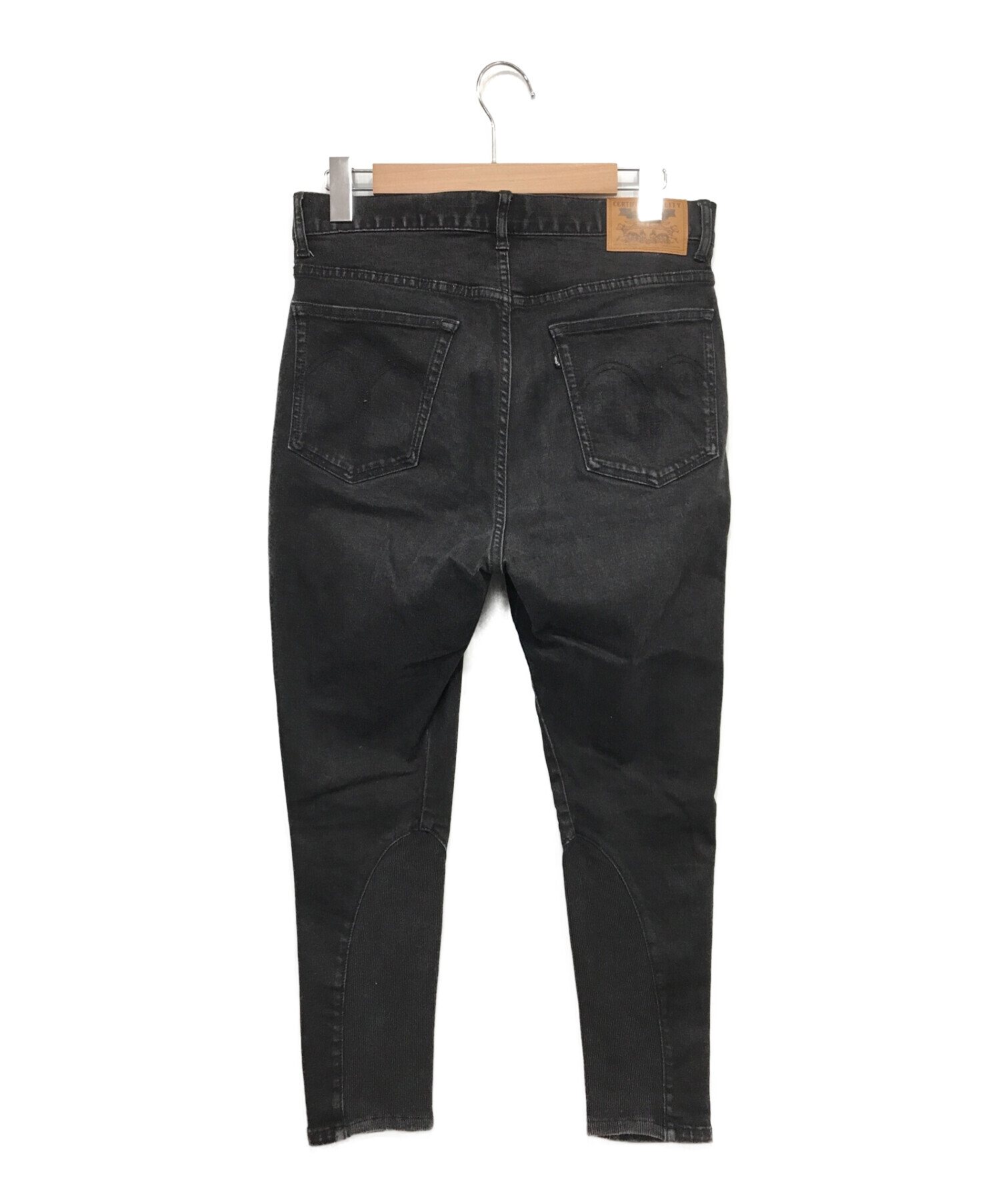 glamb (グラム) Poly Pants/ポリーパンツ　デニムパンツ ブラック サイズ:SMALL