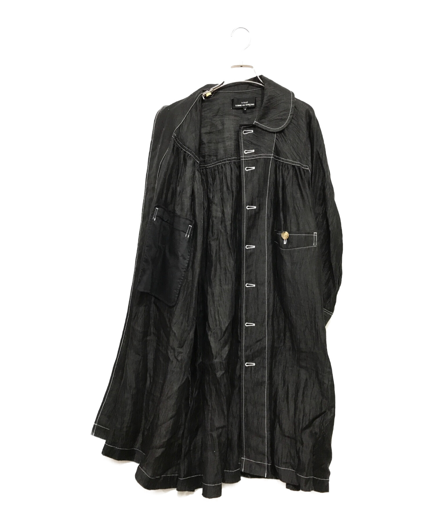tricot COMME des GARCONS (トリココムデギャルソン) ロングコート ブラック サイズ:S