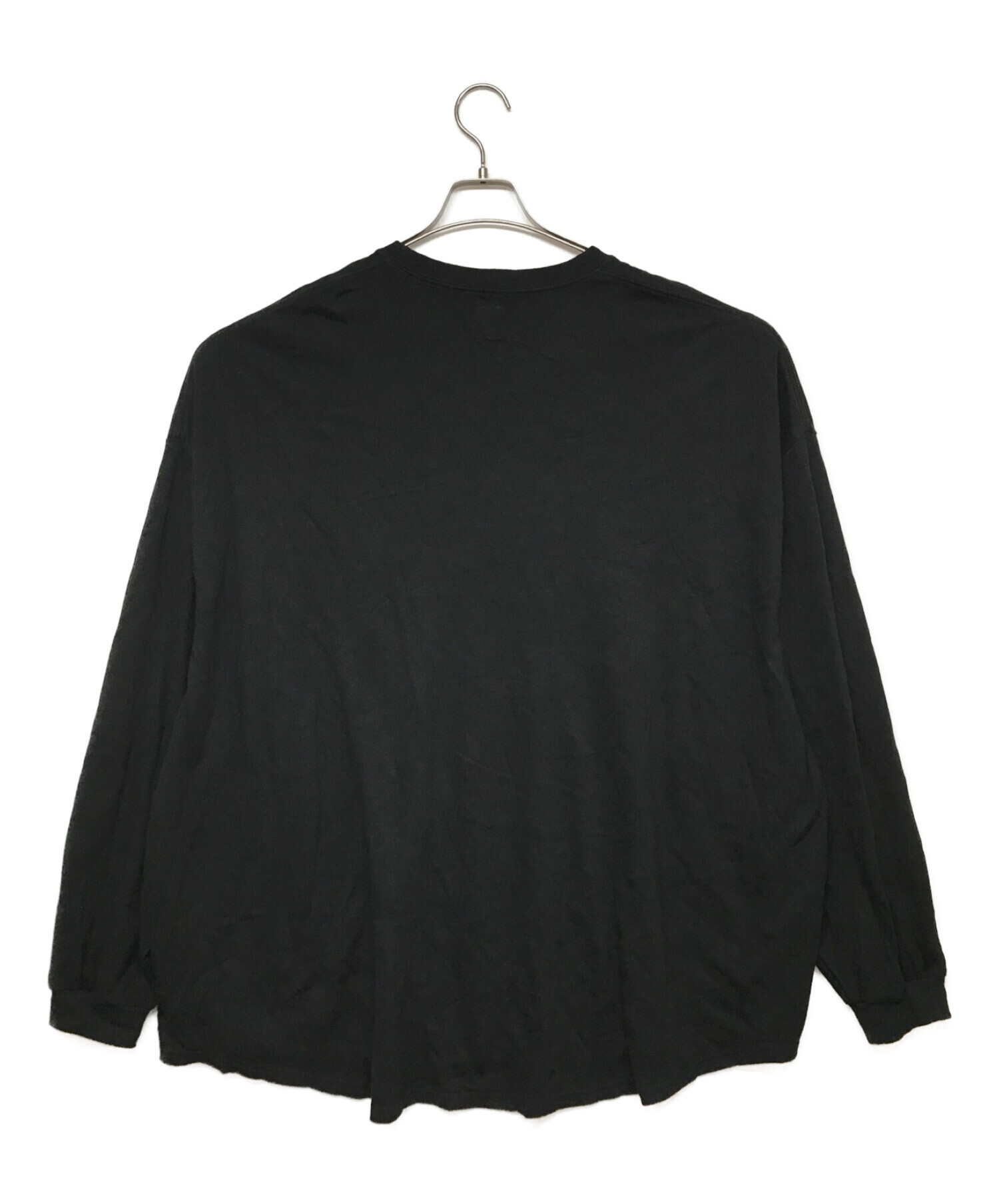 SEESEE (シーシー) URBAN RESEARCH (アーバンリサーチ) SUPER BIG ROUND LONG-SLEEVE PK TEE  ブラック サイズ:XL