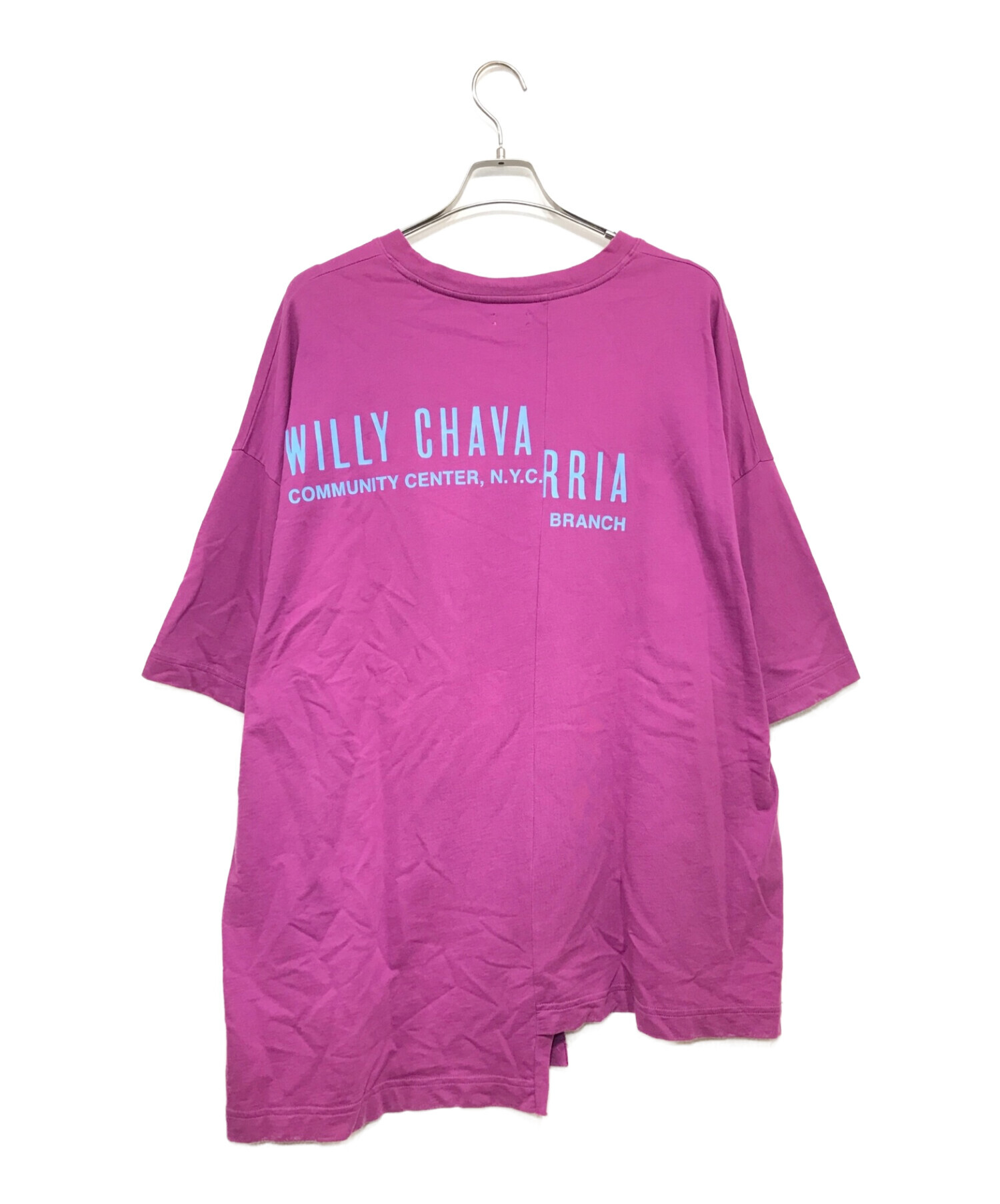 WILLY CHAVARRIA (ウィリーチャバリア) BIG WILLY PANEL T MIND BLOWER Tシャツ パープル サイズ:L