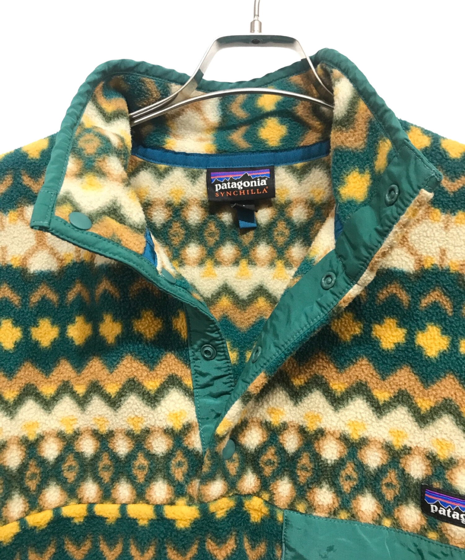 中古・古着通販】Patagonia (パタゴニア) 総柄シンチラスナップT