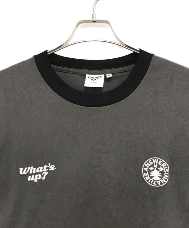 中古・古着通販】WHAT'S UP? (ワッツアップ) WUP ORIGINAL TEE BLACK