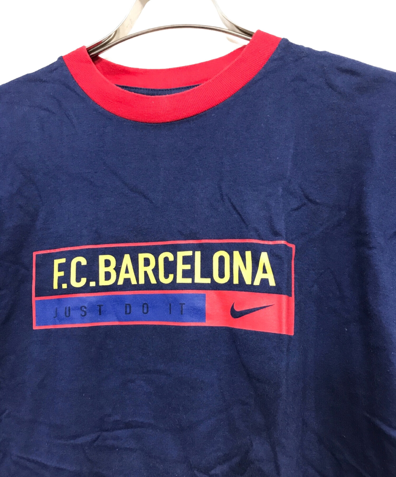 中古・古着通販】NIKE (ナイキ) FC BARCELONA プリントTシャツ