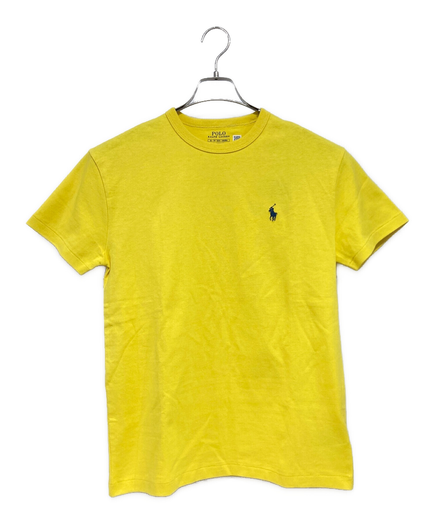 POLO RALPH LAUREN (ポロ・ラルフローレン) ワンポイントTシャツ イエロー サイズ:SIZE XS