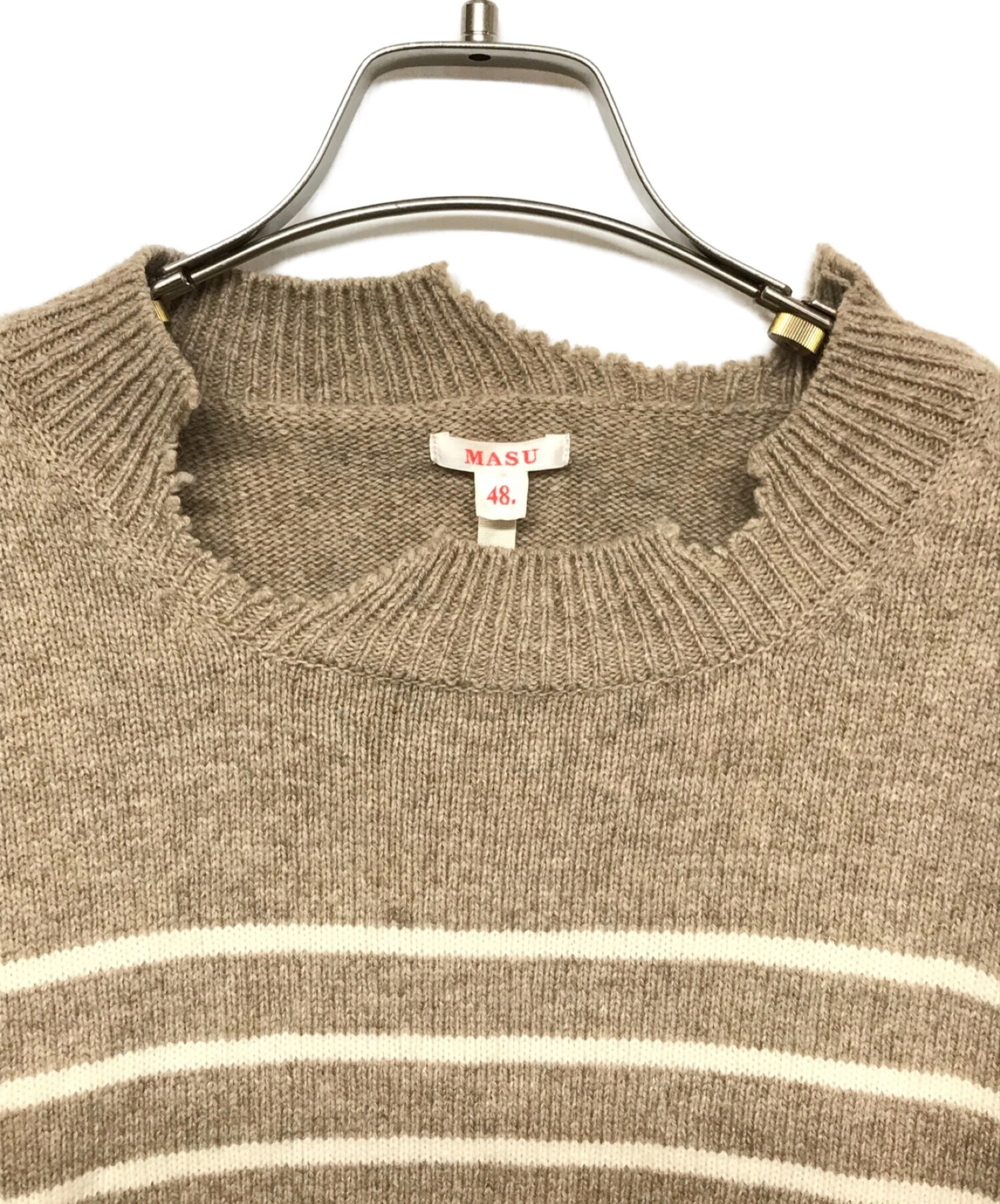 中古・古着通販】MASU (エムエーエスユー) PABLO SWEATER ベージュ