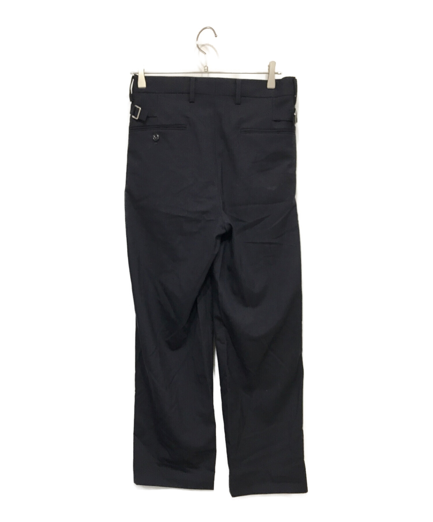 中古・古着通販】URU (ウル) WOOL TROPICAL - 2 TUCK PANTS ウールトロピカル2タックパンツ ネイビー  サイズ:1｜ブランド・古着通販 トレファク公式【TREFAC FASHION】スマホサイト