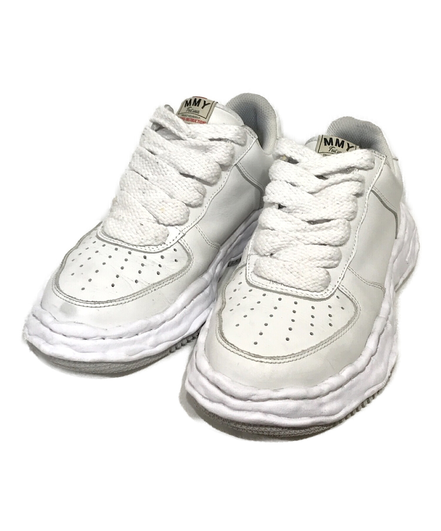 Maison MIHARA YASUHIRO (メゾン ミハラ ヤスヒロ) OG SOLE SNEAKER WAYNE ローカットスニーカー ホワイト  サイズ:記載なし　箱に42と記載