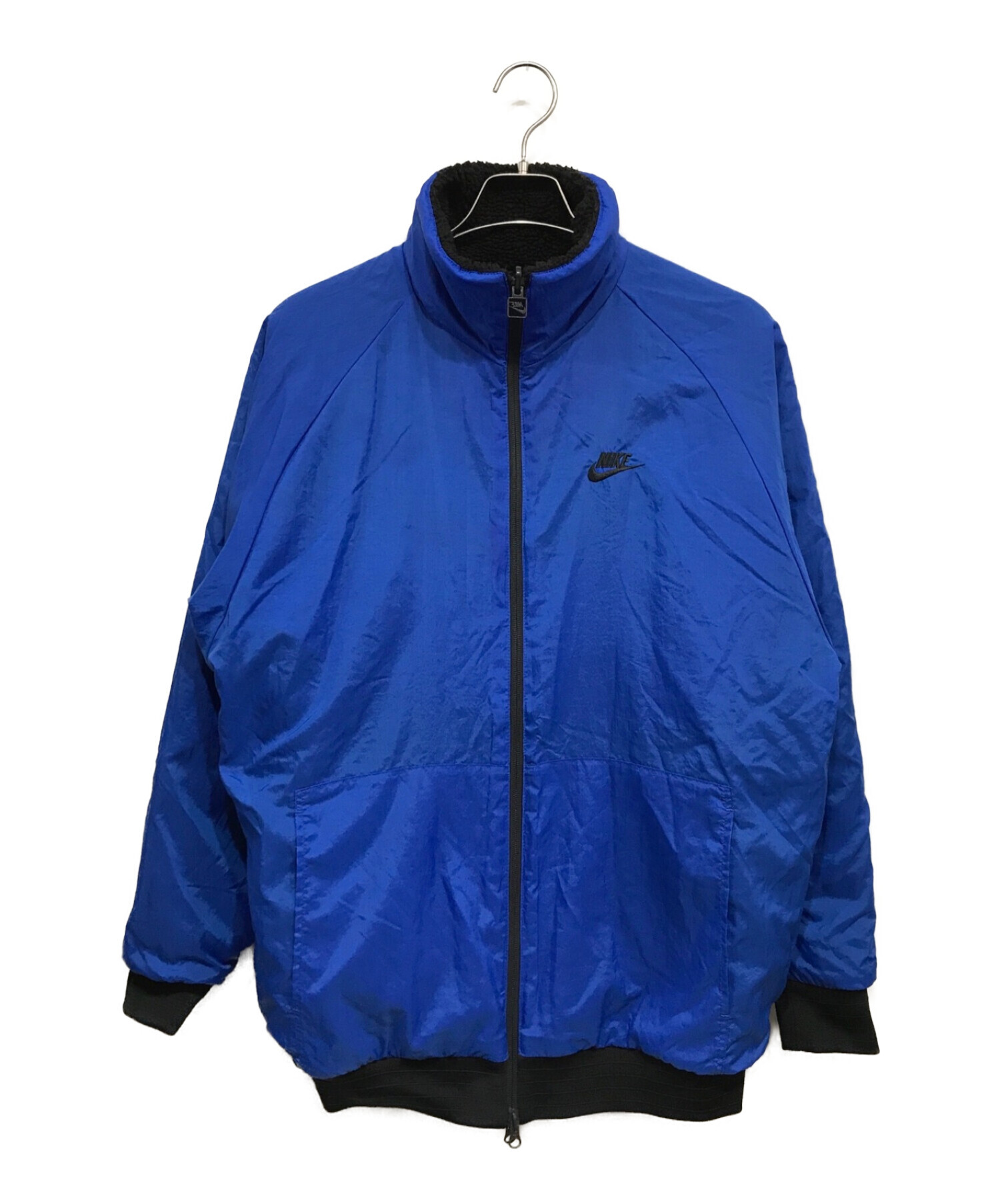 中古・古着通販】NIKE (ナイキ) ビッグスウッシュフルジップシェルパ