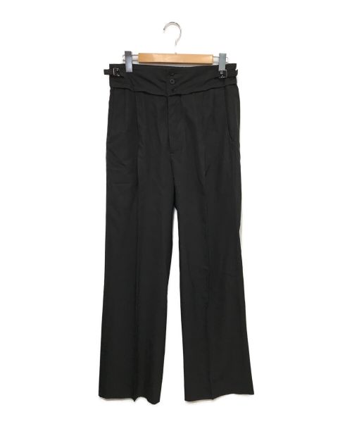 【中古・古着通販】IRENISA (イレニサ) TWO TUCKS WIDE PANTS ブラック サイズ:2｜ブランド・古着通販  トレファク公式【TREFAC FASHION】スマホサイト