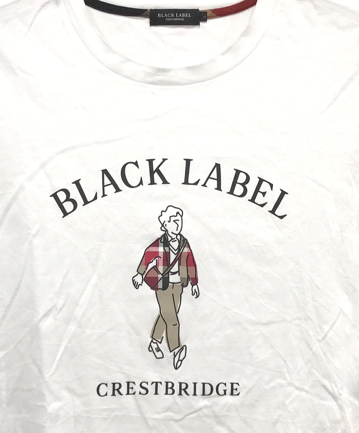 中古・古着通販】BLACK LABEL CRESTBRIDGE (ブラックレーベル クレストブリッジ) オーガニックコットングラフィックTシャツ  ホワイト サイズ:L｜ブランド・古着通販 トレファク公式【TREFAC FASHION】スマホサイト